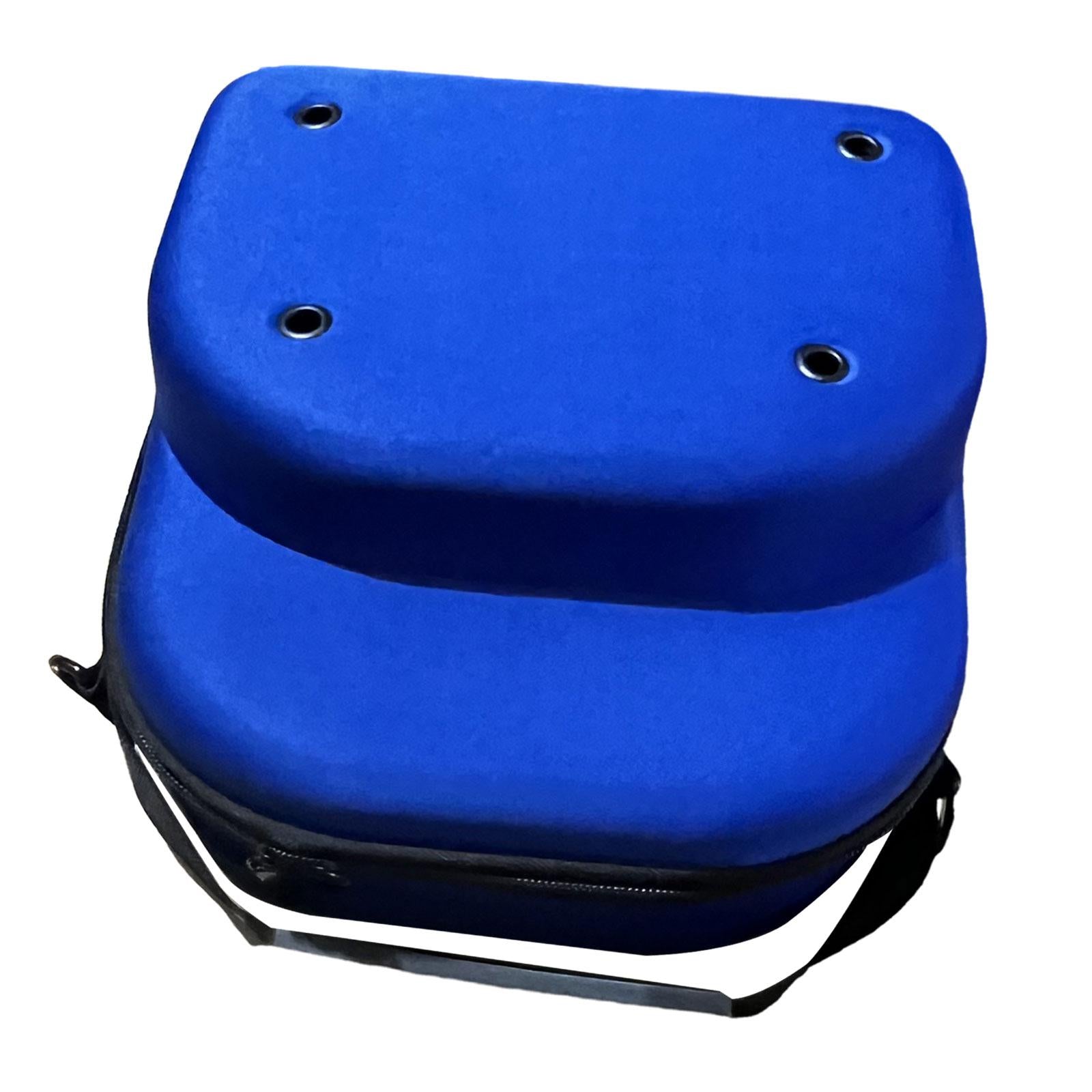 Hat Carrier Travel Case Handbag Portable Carrying Hat Case for Baseball Caps blue