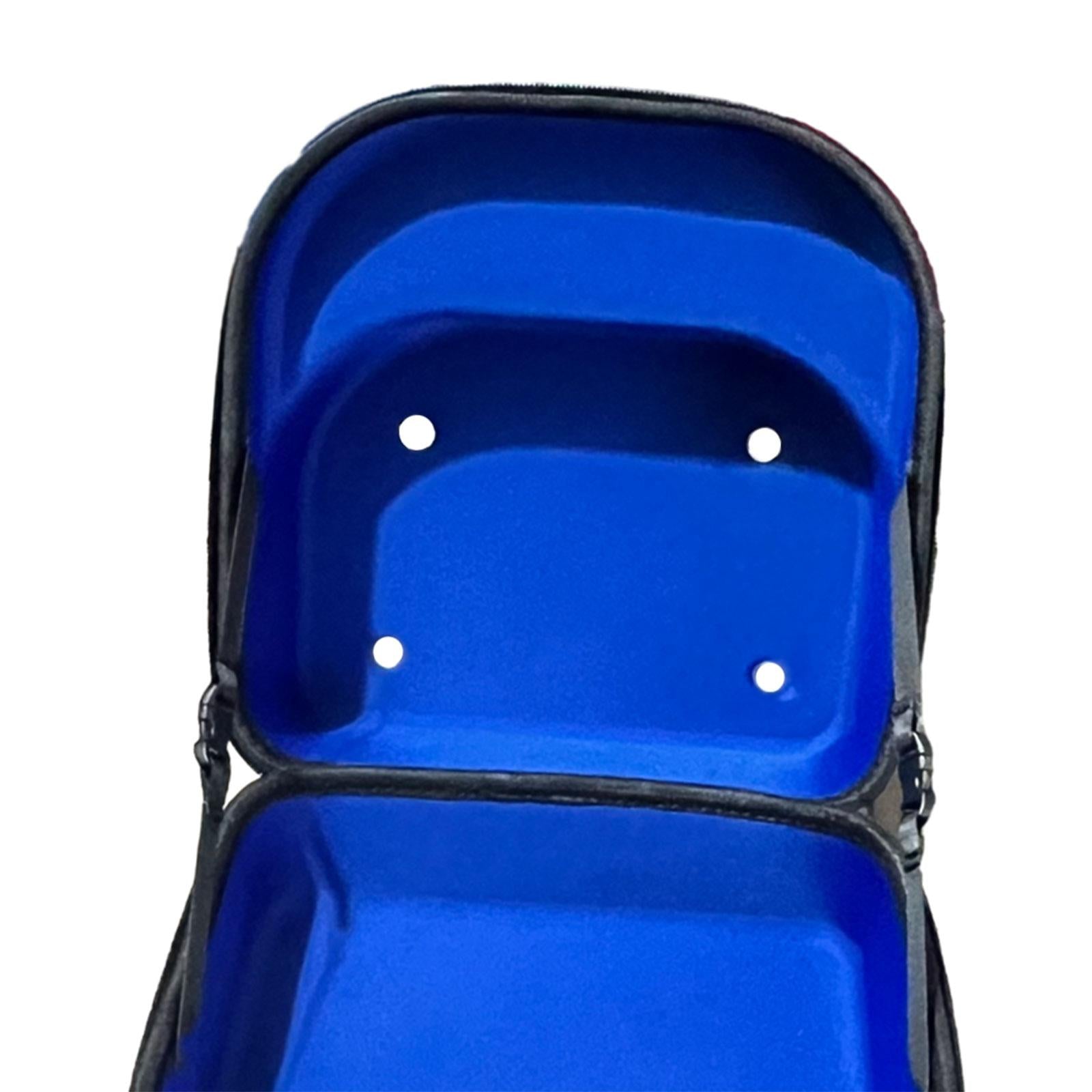 Hat Carrier Travel Case Handbag Portable Carrying Hat Case for Baseball Caps blue