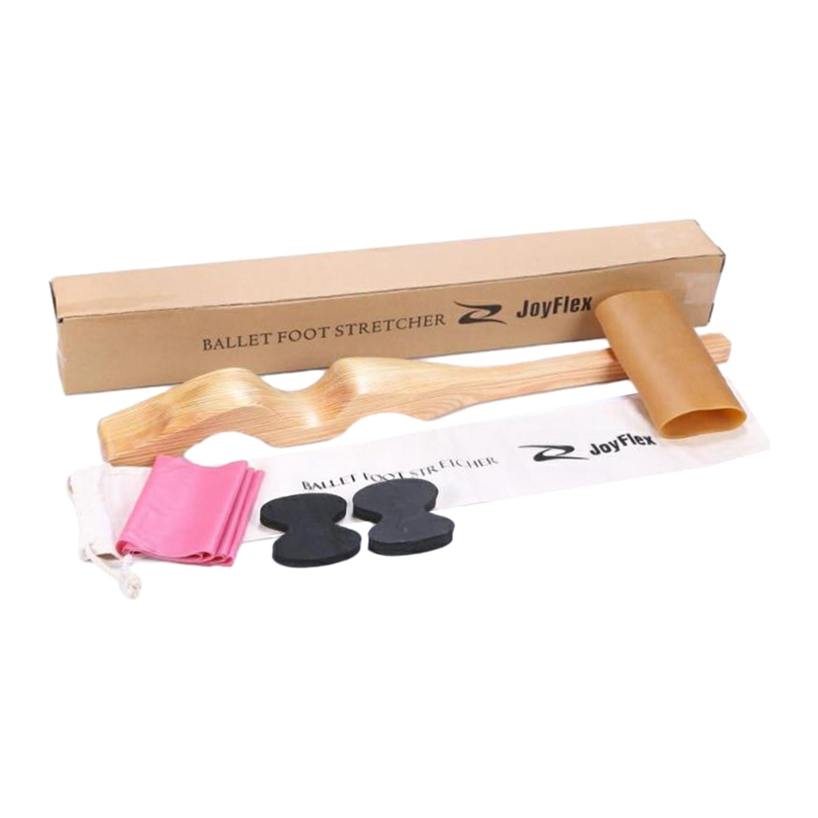 Ballet Foot Stretcher Set Portable Yoga 2 Pads Lightweight with Elastic Band