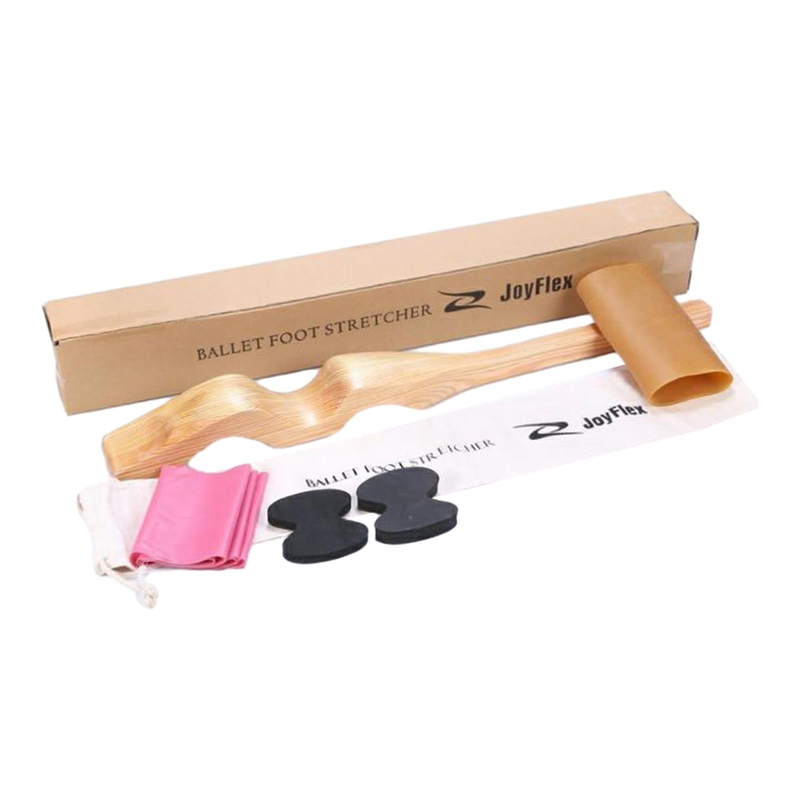 Ballet Foot Stretcher Set Portable Yoga 2 Pads Lightweight with Elastic Band