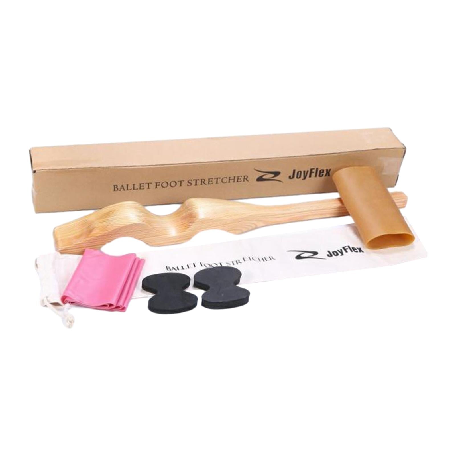 Ballet Foot Stretcher Set Portable Yoga 2 Pads Lightweight with Elastic Band