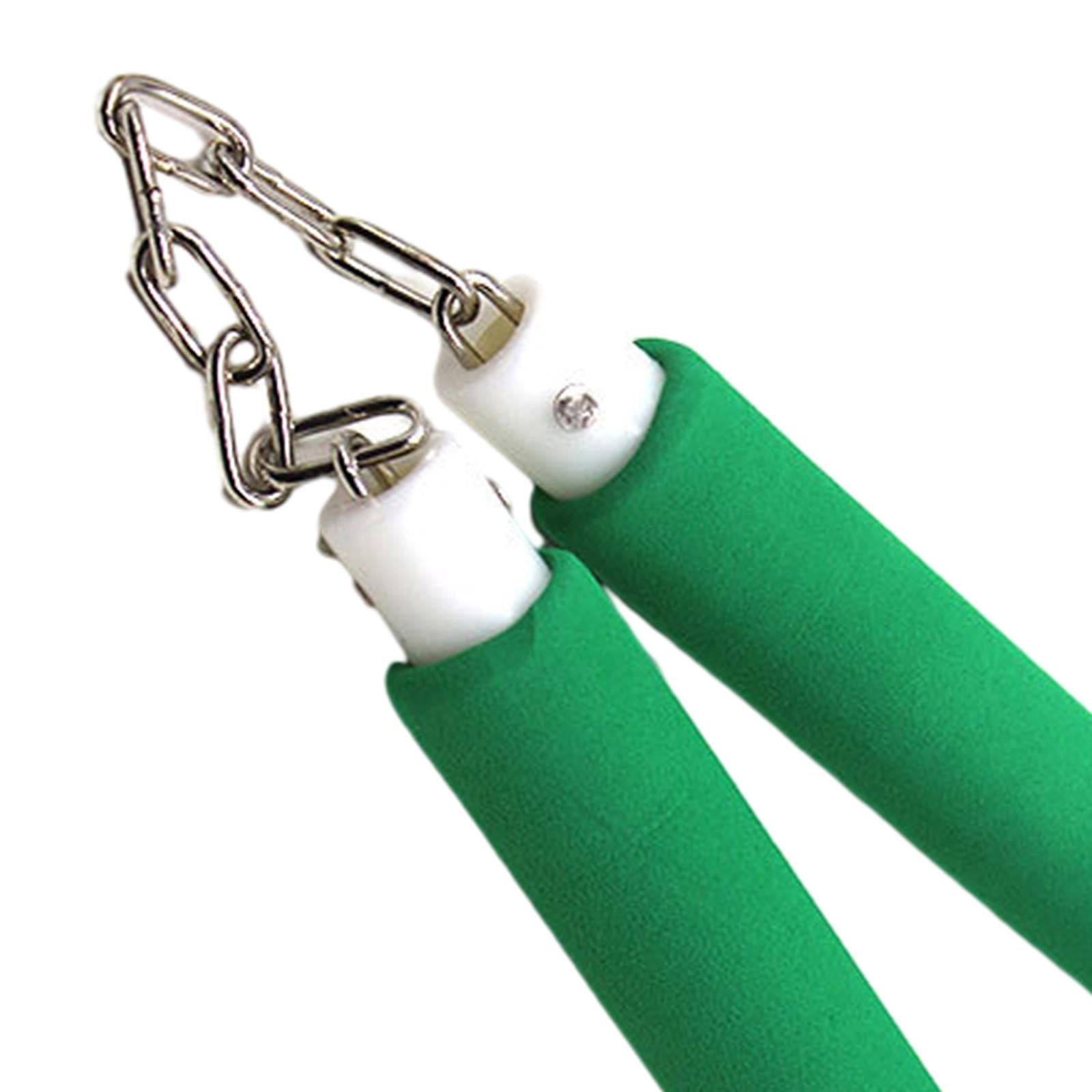Practice Nunchucks Practice Stick for Martial Arts Professionals Kids Adults Green