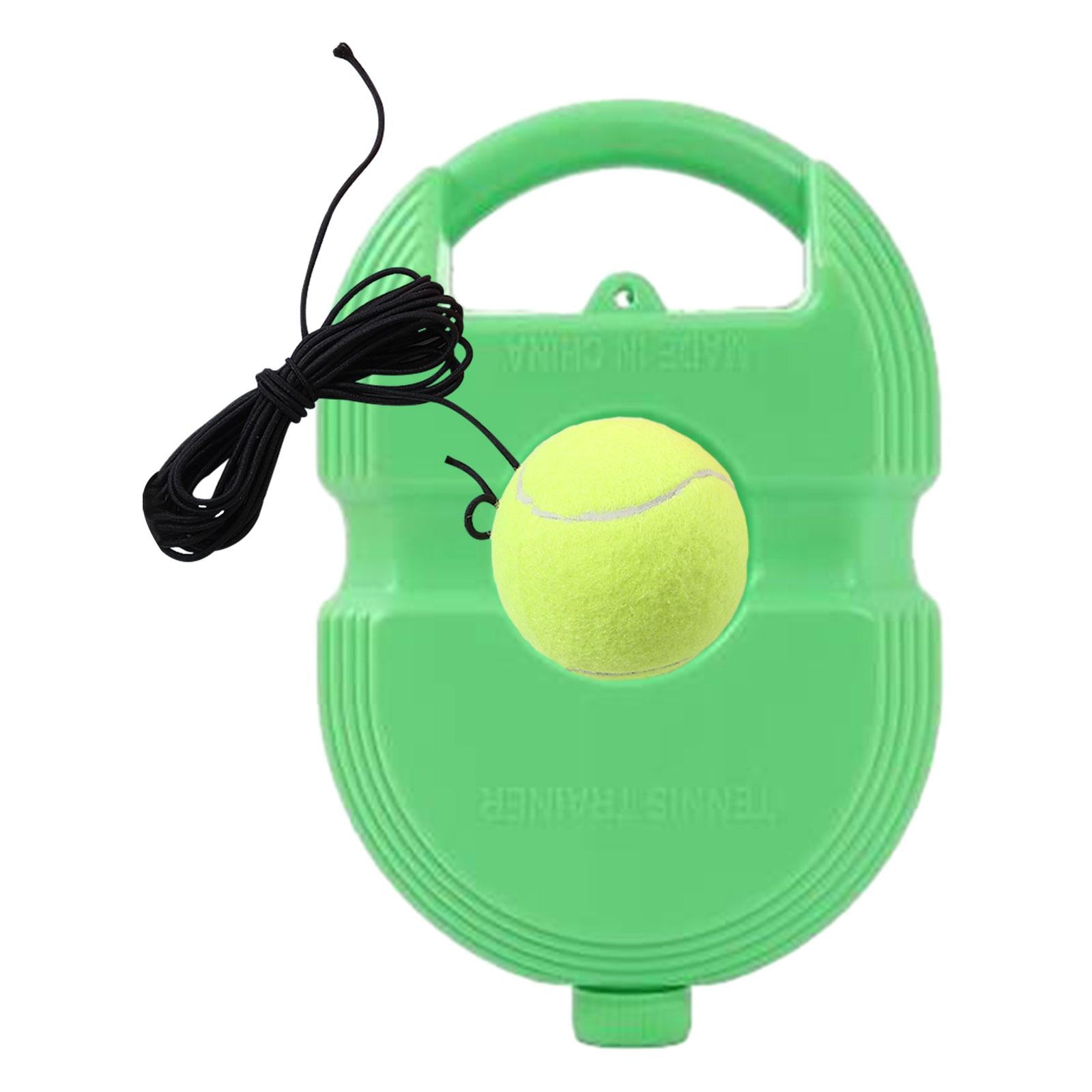 Tennis Trainer Portable Self Training Sport Tool Tennis Practice Device Base Green