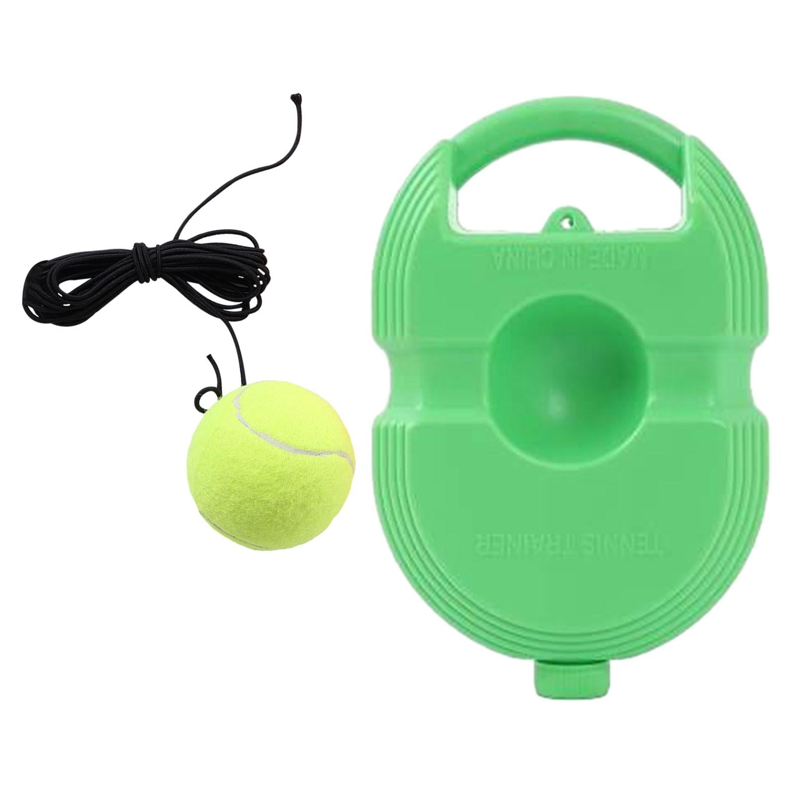 Tennis Trainer Portable Self Training Sport Tool Tennis Practice Device Base Green