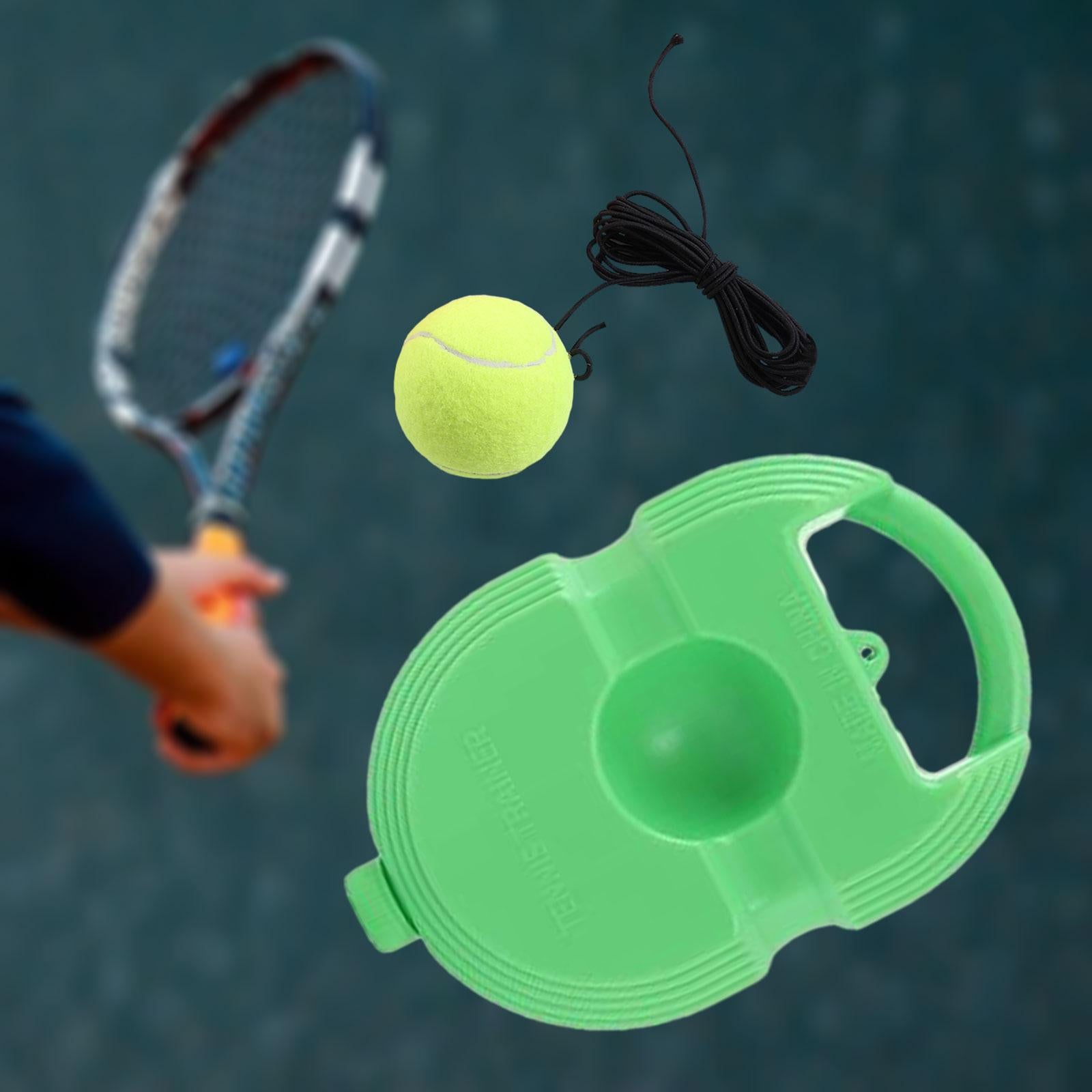 Tennis Trainer Portable Self Training Sport Tool Tennis Practice Device Base Green