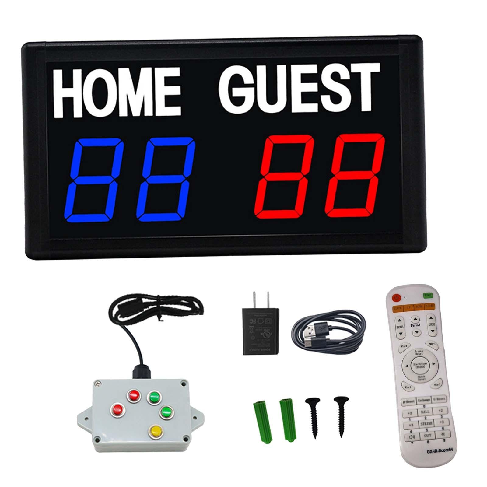 Electronic Scoreboard Scoring Digital Scoreboard for Football Outdoor Tennis