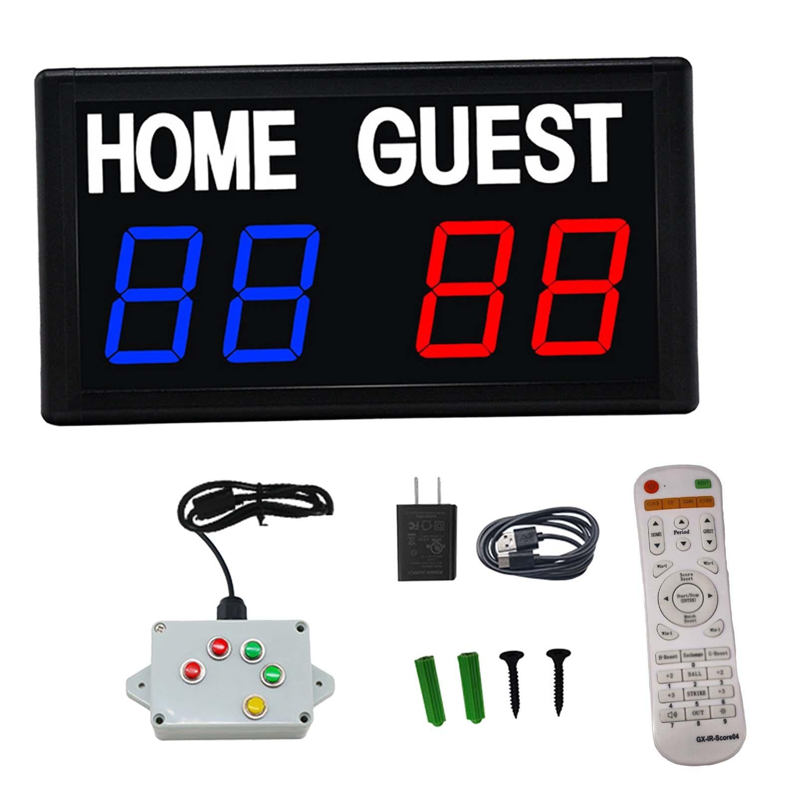 Electronic Scoreboard Scoring Digital Scoreboard for Football Outdoor Tennis