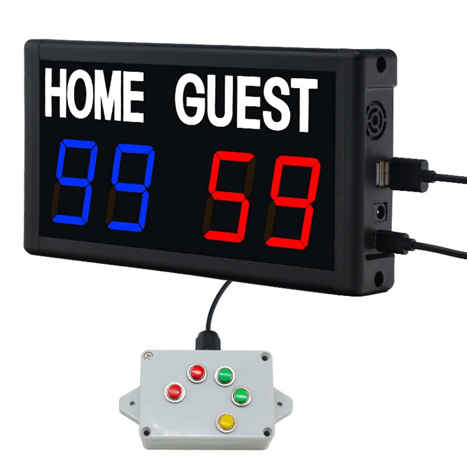 Electronic Scoreboard Mini Digital Scoreboard for Competition Outdoor Soccer