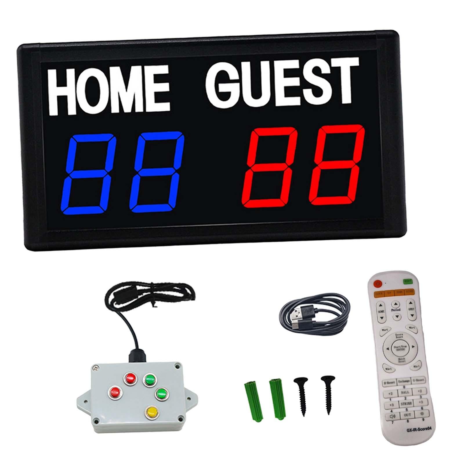 Electronic Scoreboard Mini Digital Scoreboard for Competition Outdoor Soccer