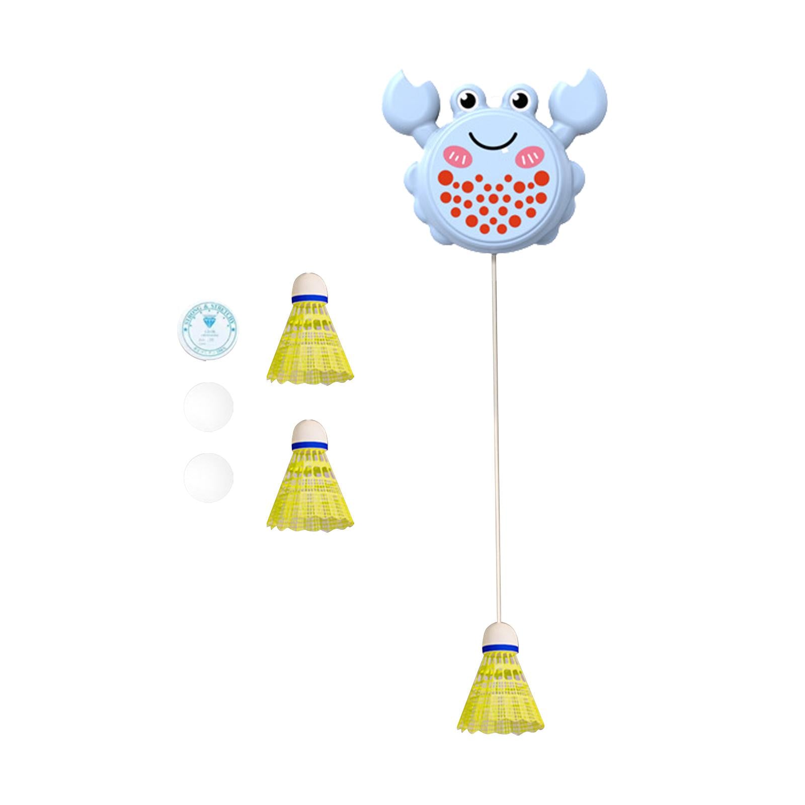 Hanging Badminton Trainer Badminton Training for Game Indoor Playing Workout blue