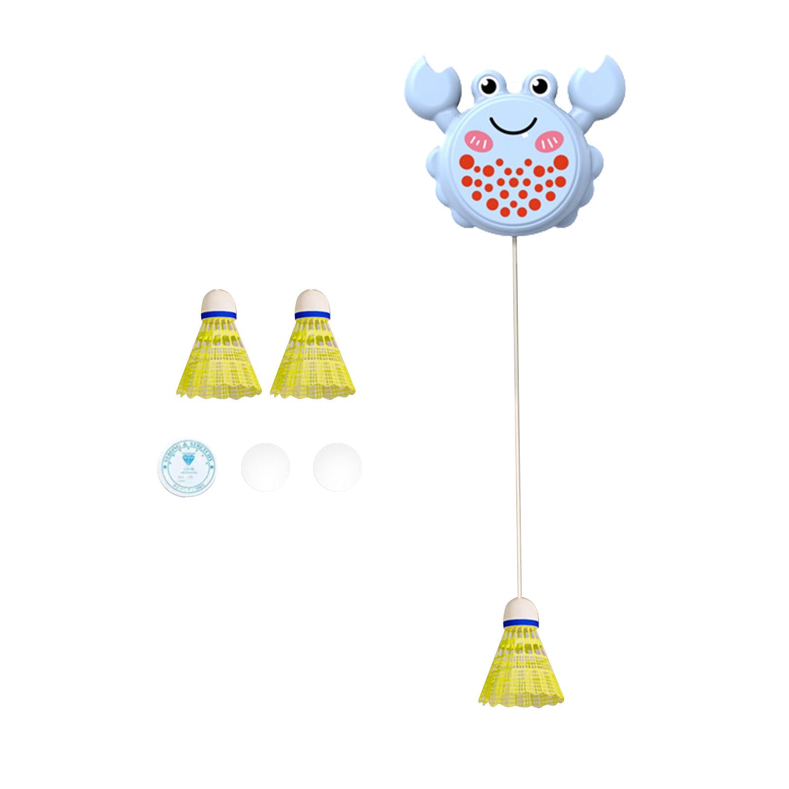 Hanging Badminton Trainer Badminton Training for Game Indoor Playing Workout blue