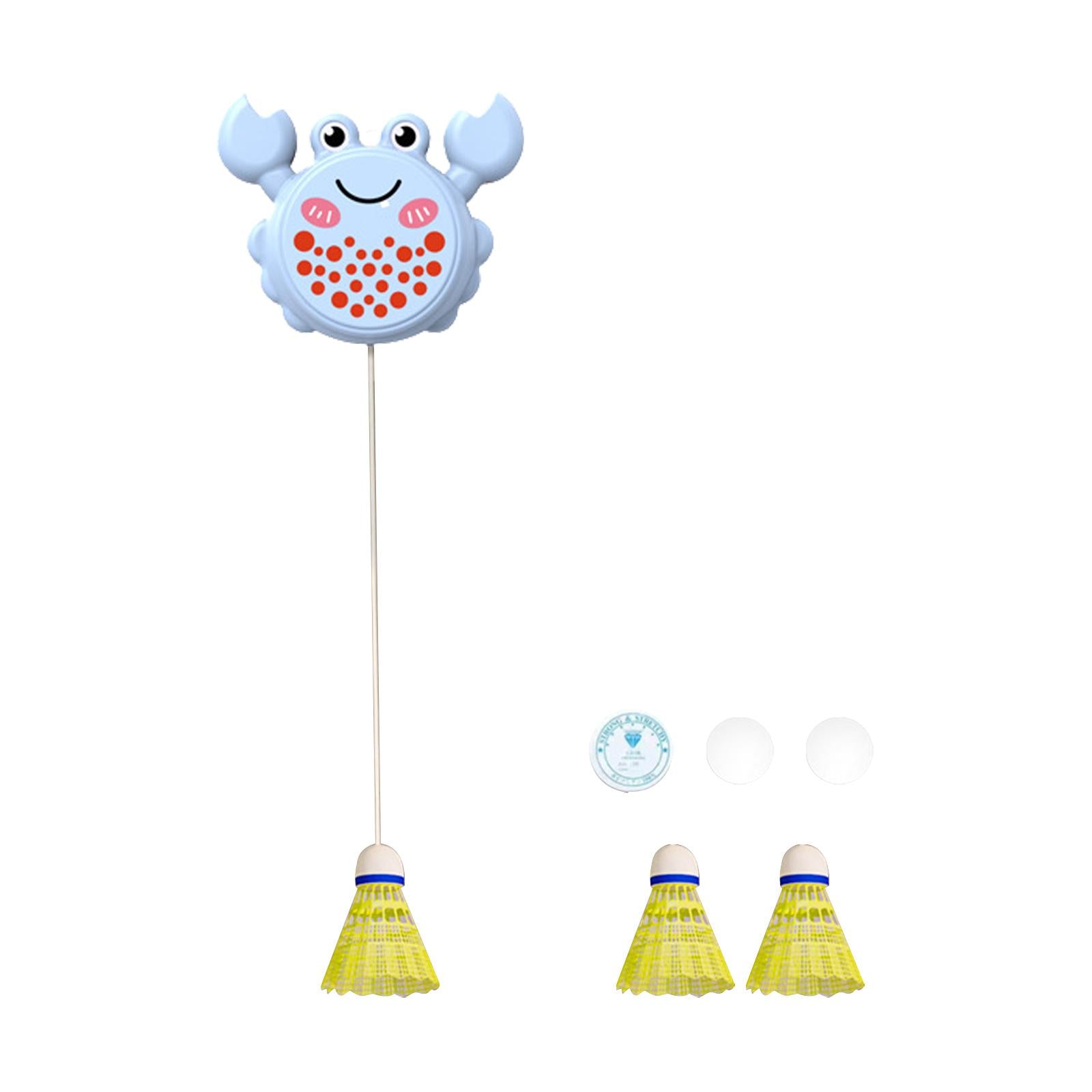 Hanging Badminton Trainer Badminton Training for Game Indoor Playing Workout blue