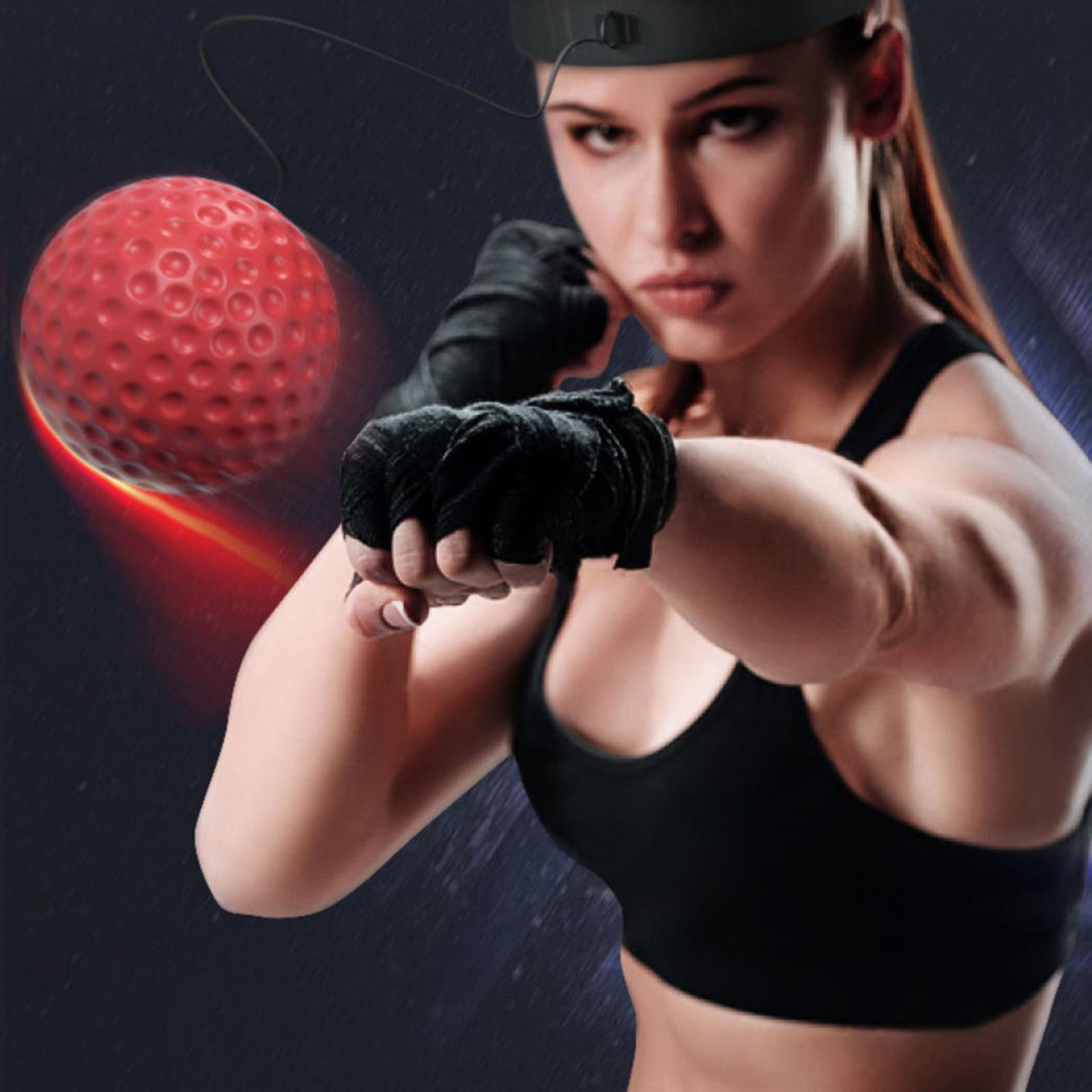 Boxing Reflex Ball Headband Punch Practice Boxing Ball React Balls