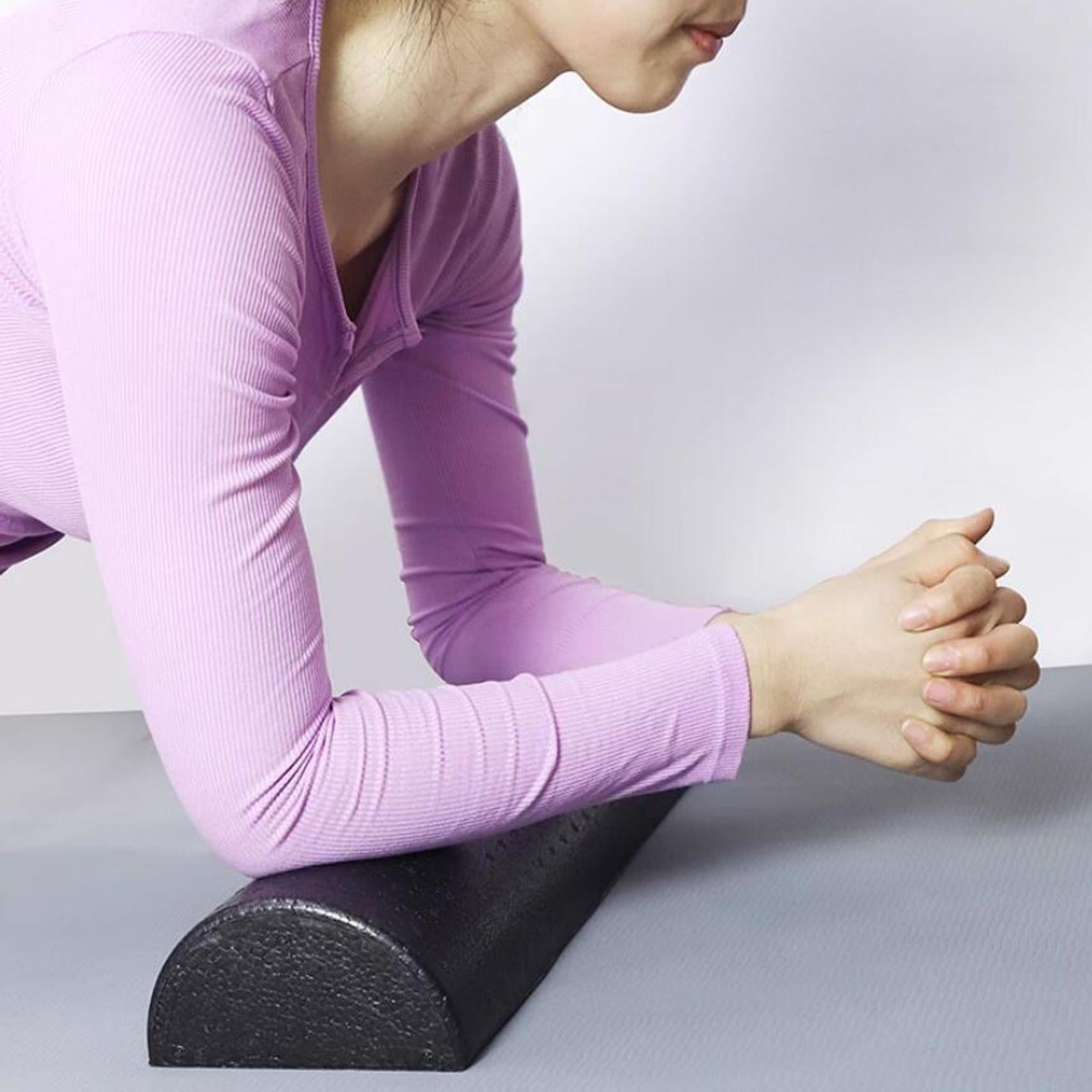 Half Round Foam Roller Training Pilates Fitness Equipment Yoga Column Roller