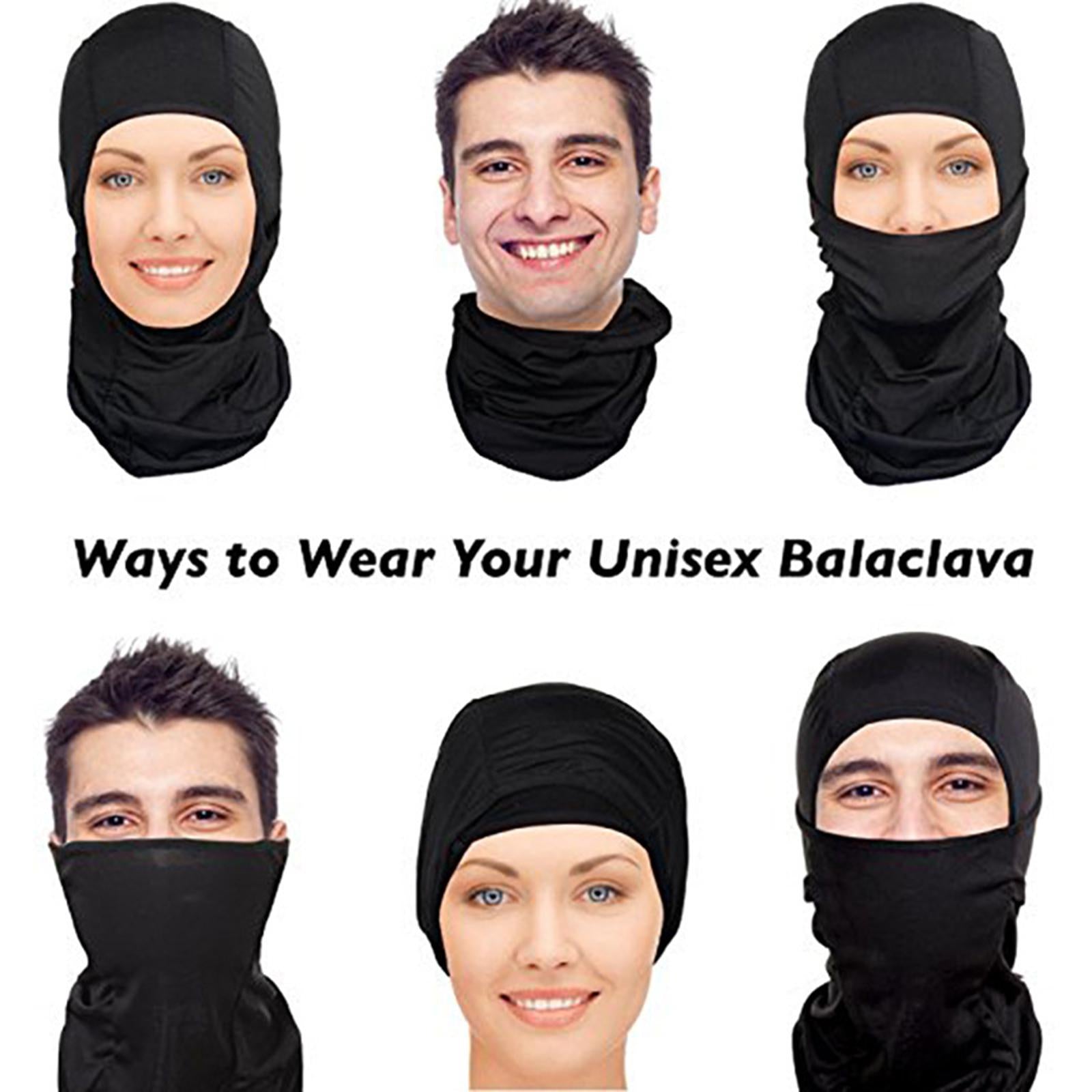 Balaclava Hood Scarf Lightweight Soft Headwear for Skating Winter Motorcycle