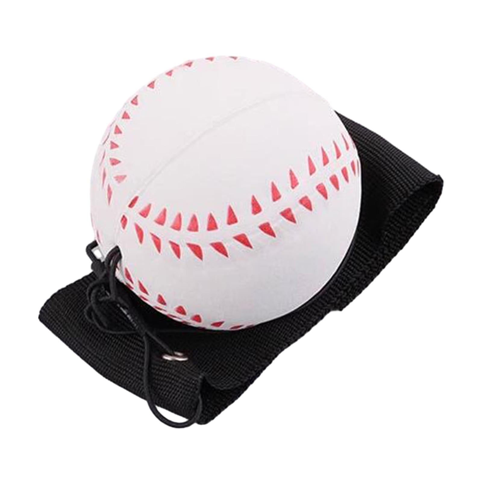 Wrist Return Ball Finger Exercise Sport Toys Portable Wrist Band Rubber Ball Baseball