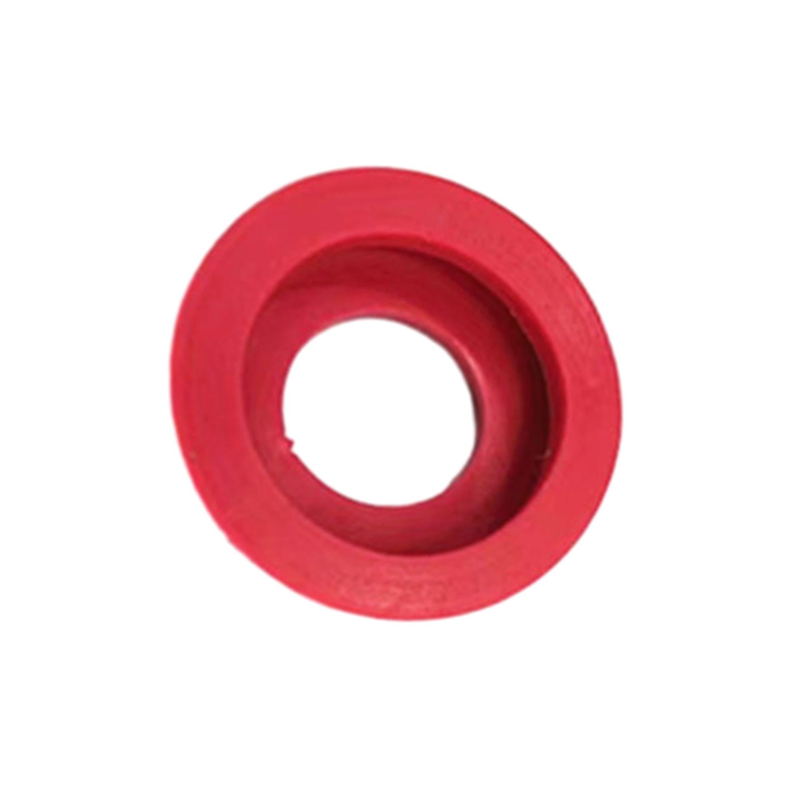 2xBilliard Cue Bottom Practical Durable Portable Spare Part Pool Cue Block End Red