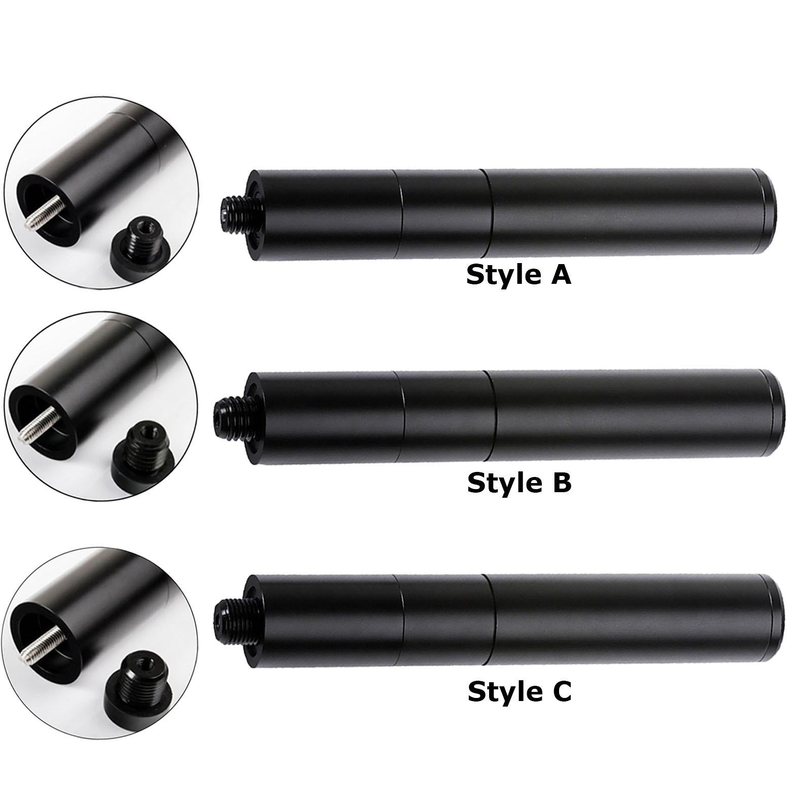 Billiards Pool Cue Extension Metal for Athlete Billiard Cues Billiard Lovers Style A