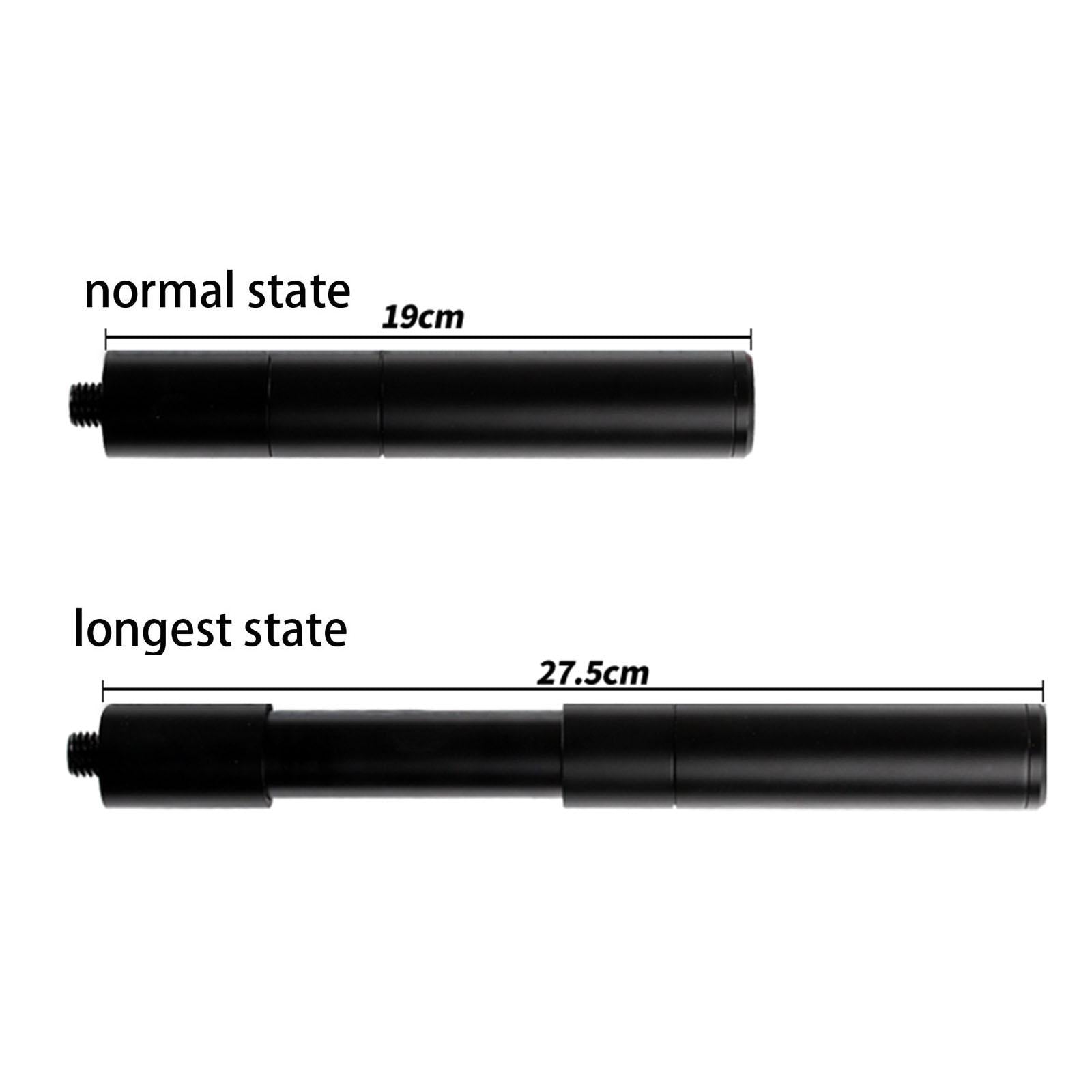 Billiards Pool Cue Extension Black Parts for Athlete Beginners Billiard Cues Style C