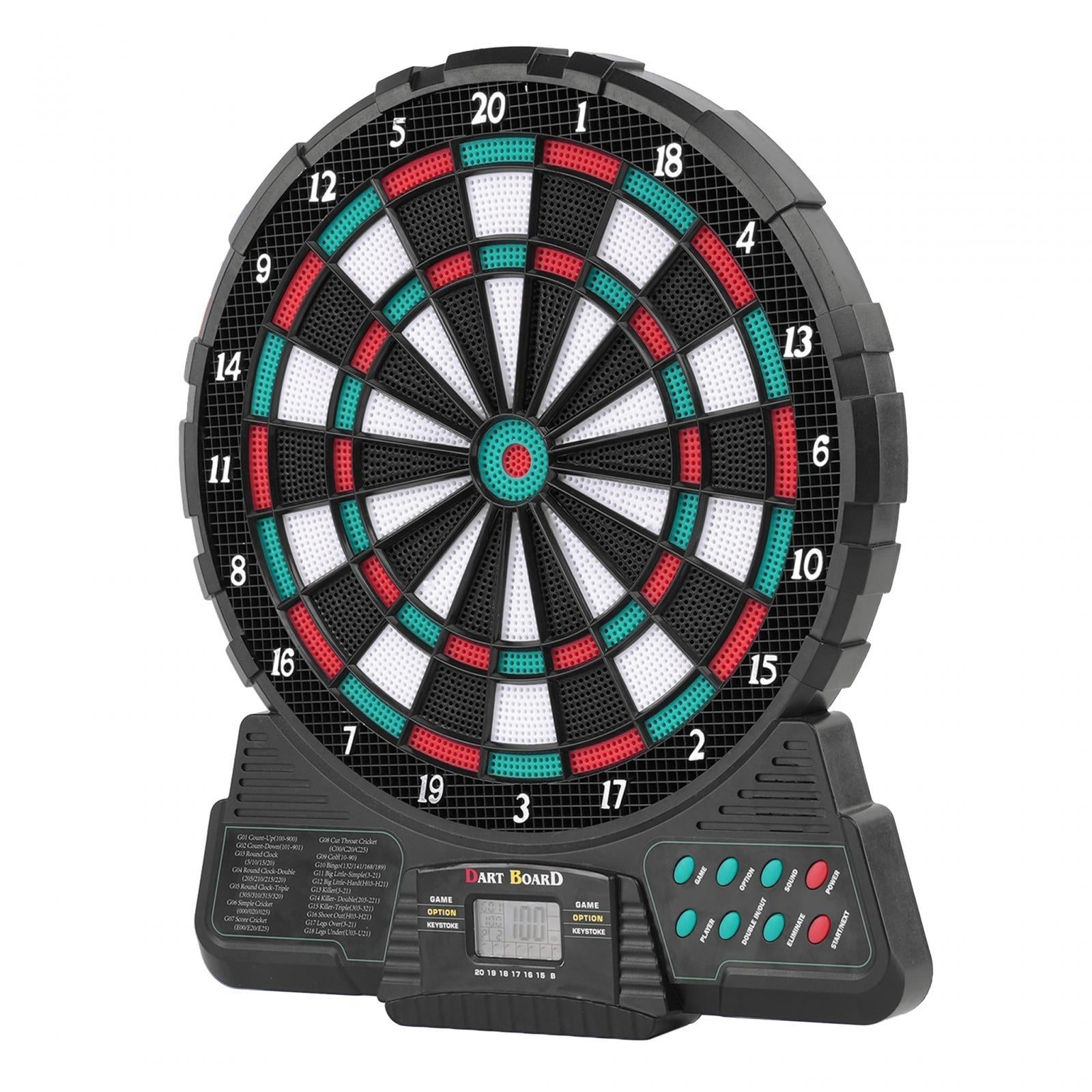 Electronic Dartboard Set Auto Scoring English Voice Broadcast Darts Included
