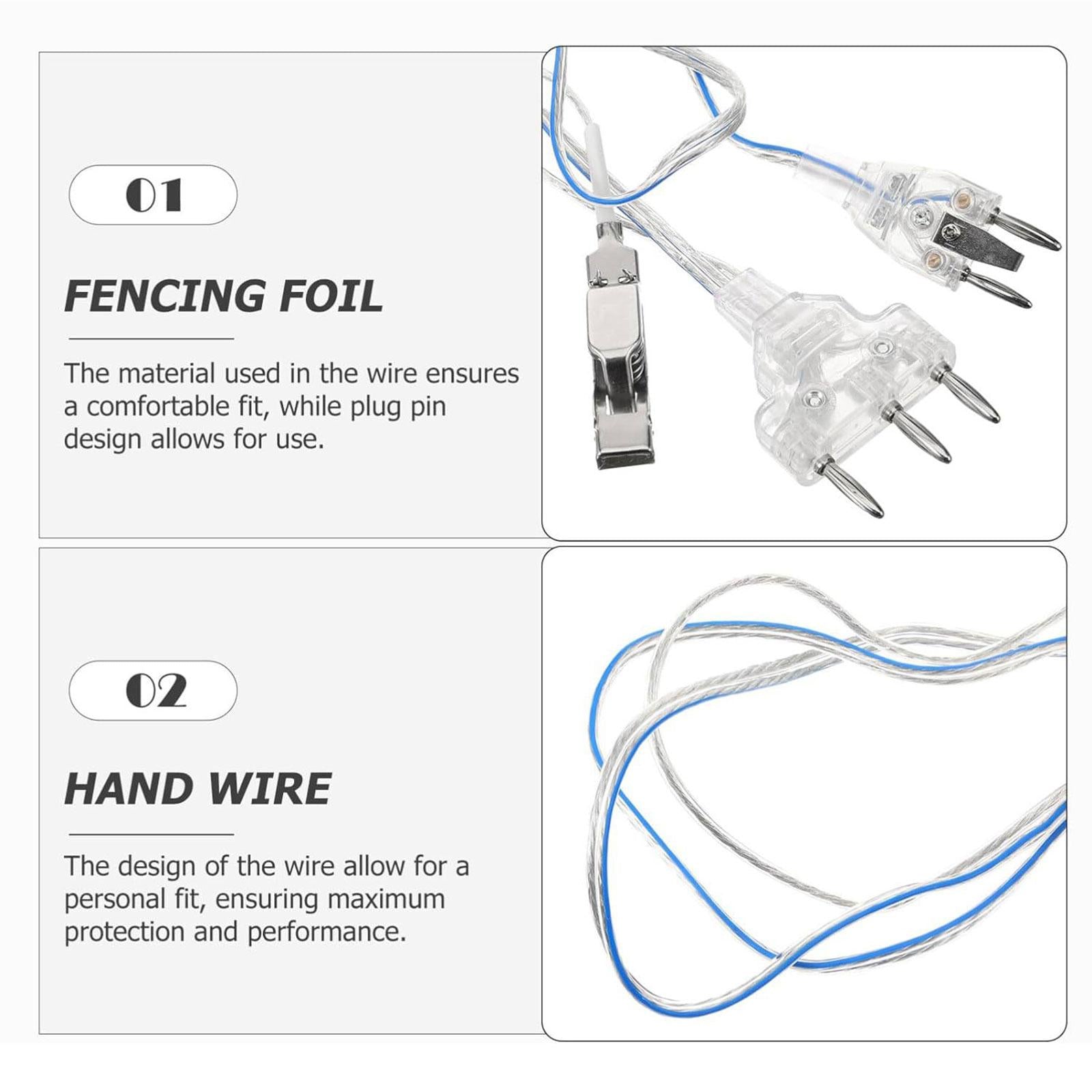 Fencing Body Wire Sports Accessories Professional Pin Plug Fencing Hand Line