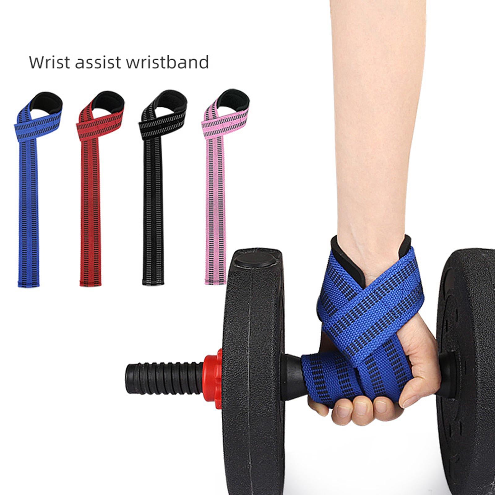 Weight Lifting Strap Weightlifting Wrist Strap for Gym Exercise Powerlifting Black