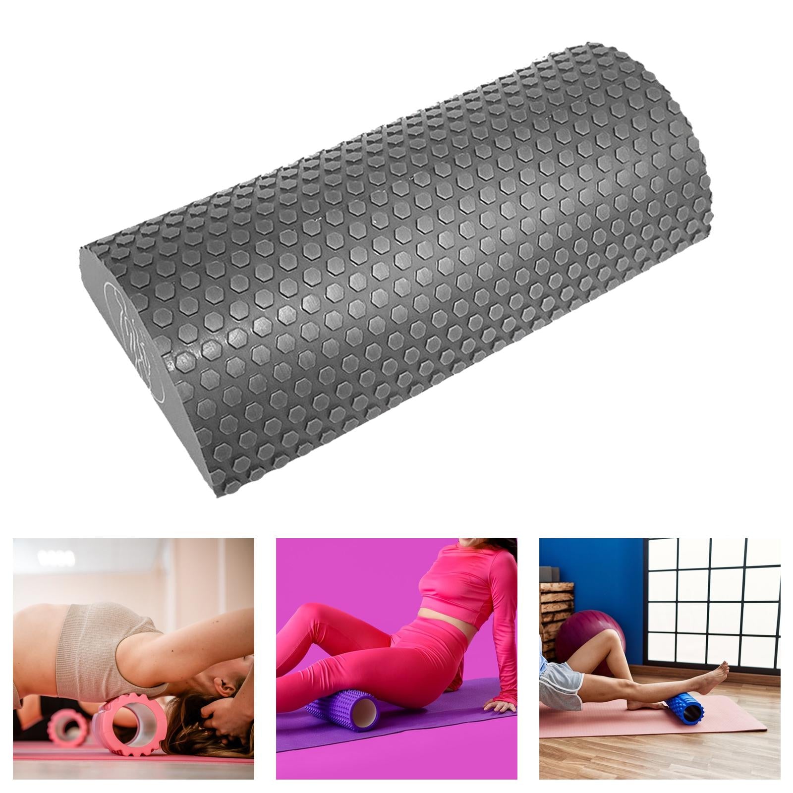 Yoga Half Roller Soft Portable Yoga Column for Training Fitness Slimming Leg