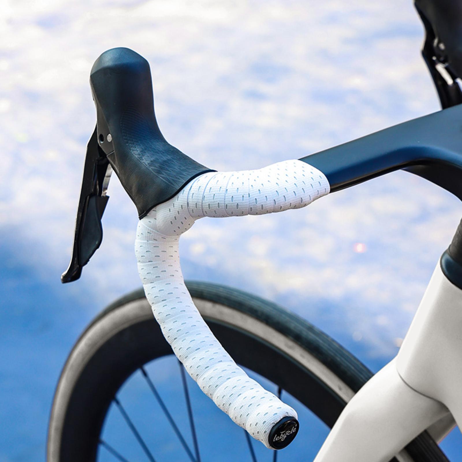 2Pcs Road Bike Handlebar Tape Silicone Handlebar Grip for Riding Cycling BMX