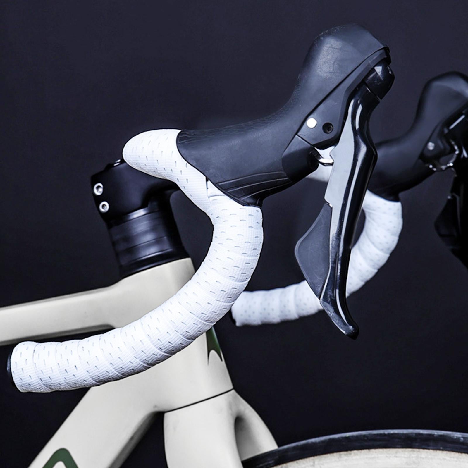 2Pcs Road Bike Handlebar Tape Silicone Handlebar Grip for Riding Cycling BMX
