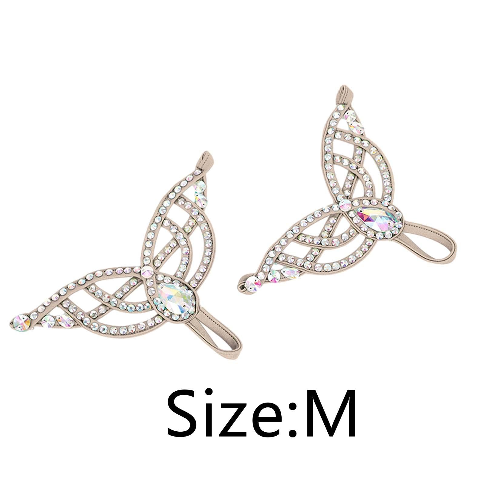 Figure Skating Bracelet Unique Performance Decoration for Show Outdoor Dance Khaki M