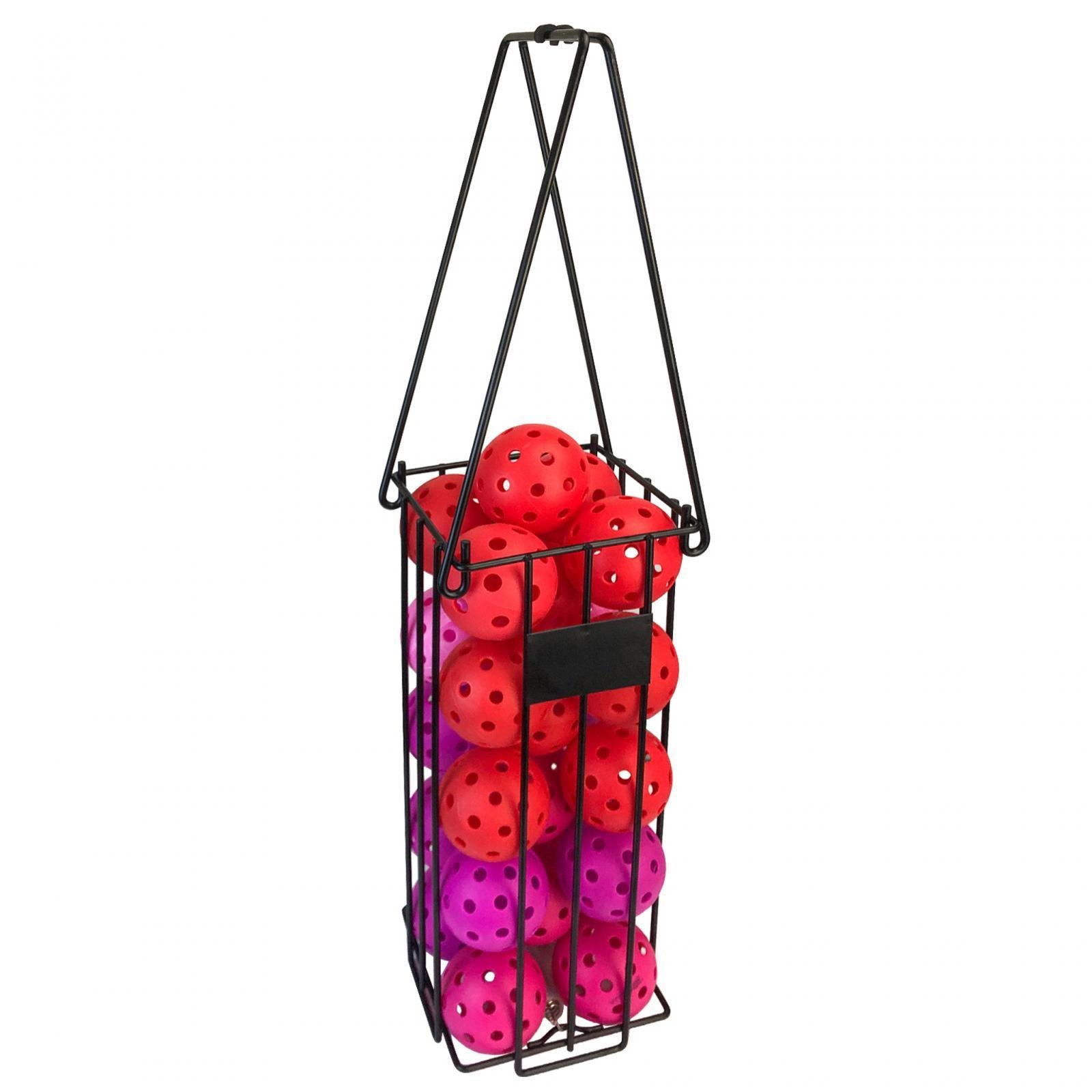 Pickleball Hooper Basket Tool Organizer Cage Tennis Ball Retriever Collector