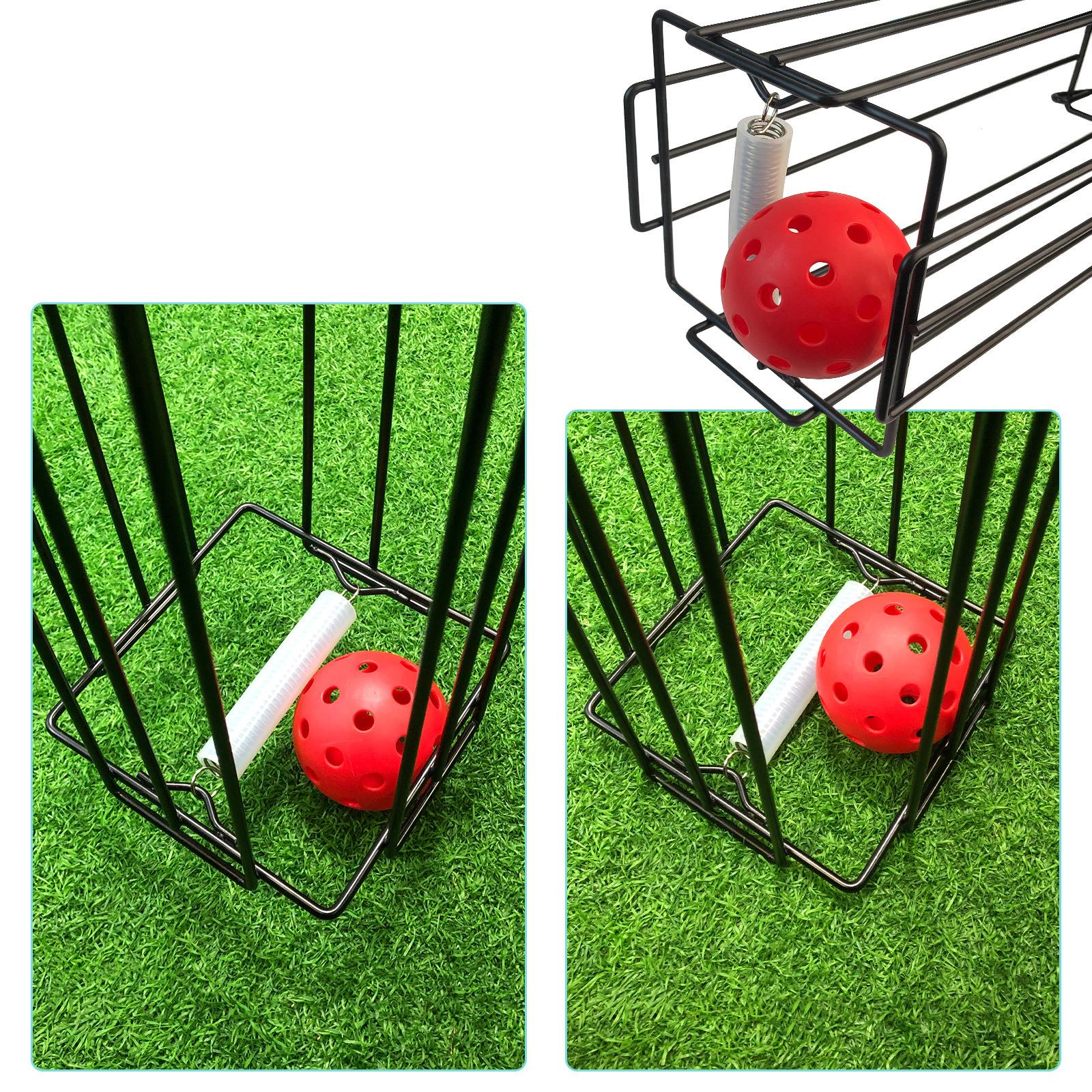 Pickleball Hooper Basket Tool Organizer Cage Tennis Ball Retriever Collector