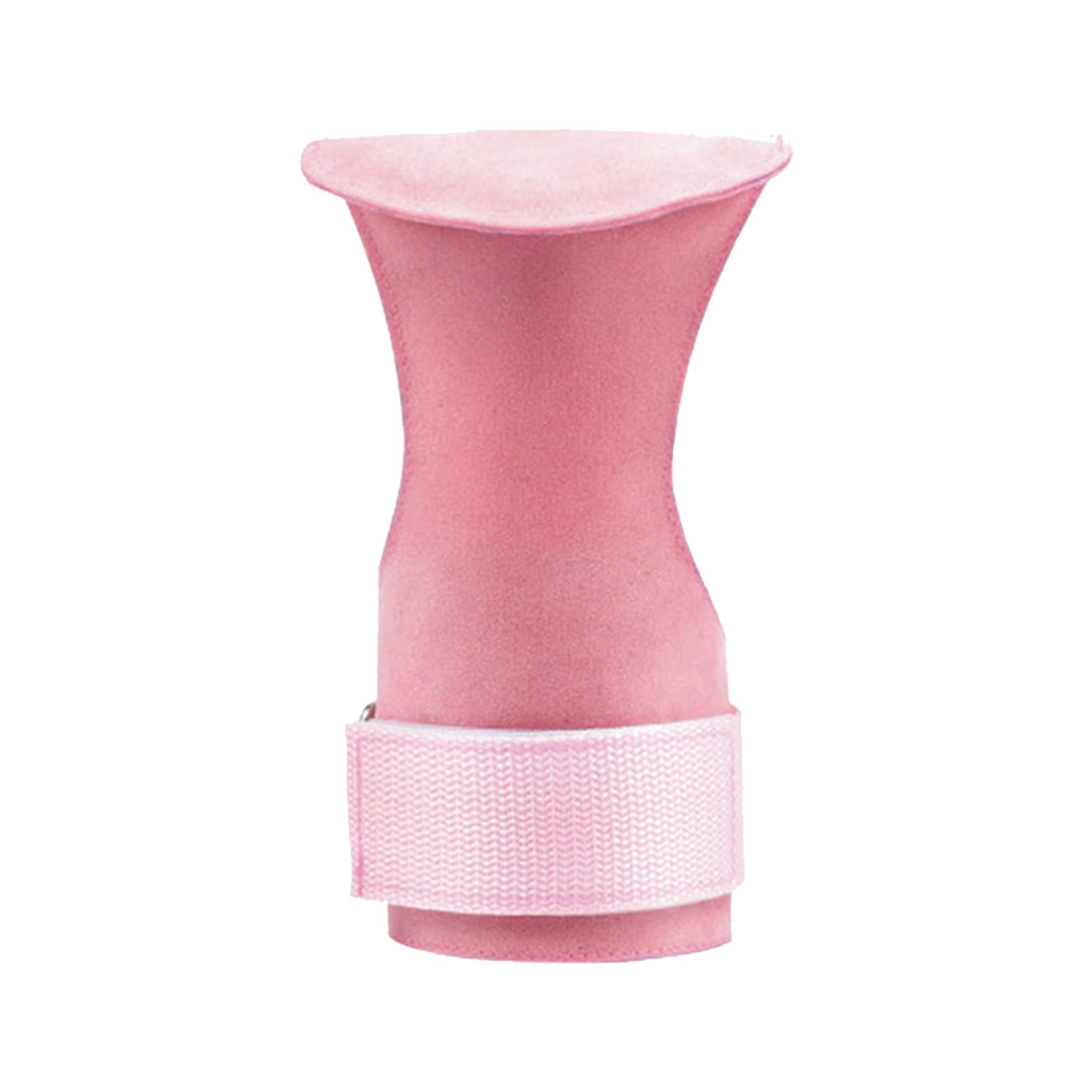 Weight Lifting Straps Hand Grips for Cross Training Weightlifting Gymnastics Pink Right Hand