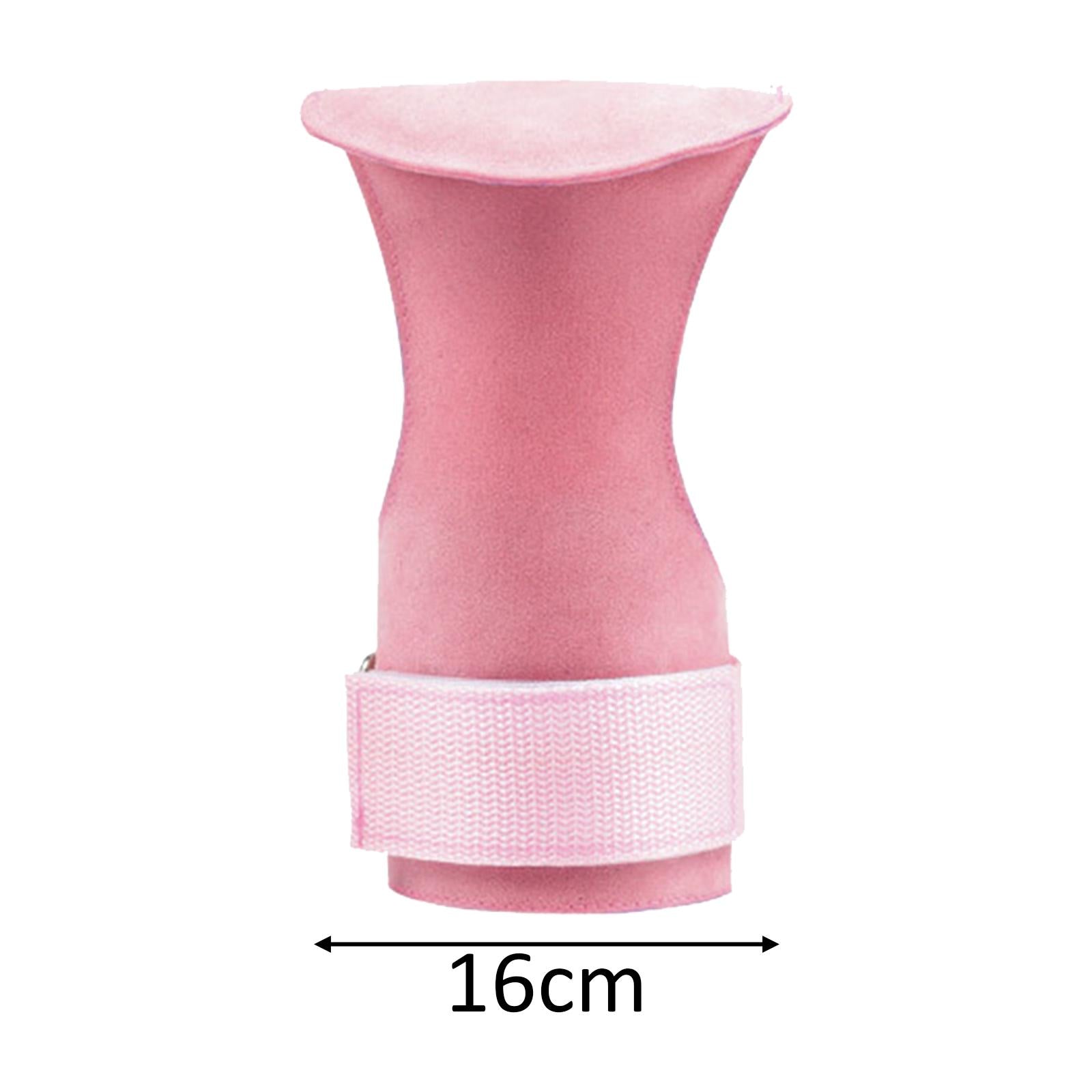 Weight Lifting Straps Hand Grips for Cross Training Weightlifting Gymnastics Pink Right Hand