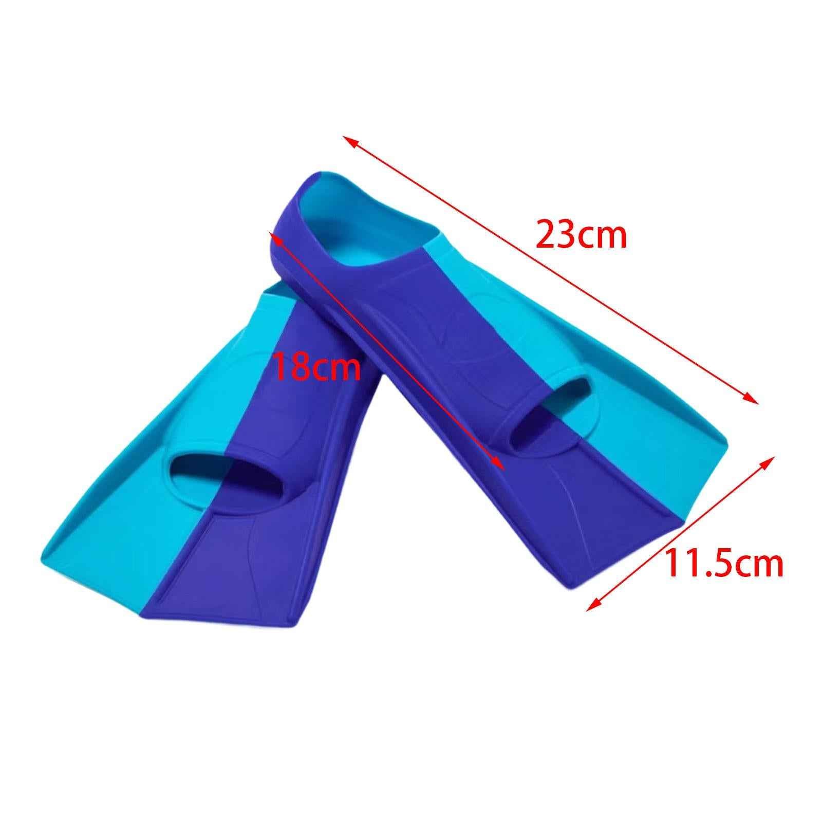 Snorkel Fins Traveling Portable Diving Fins for Beginners Kids Professionals XXXS