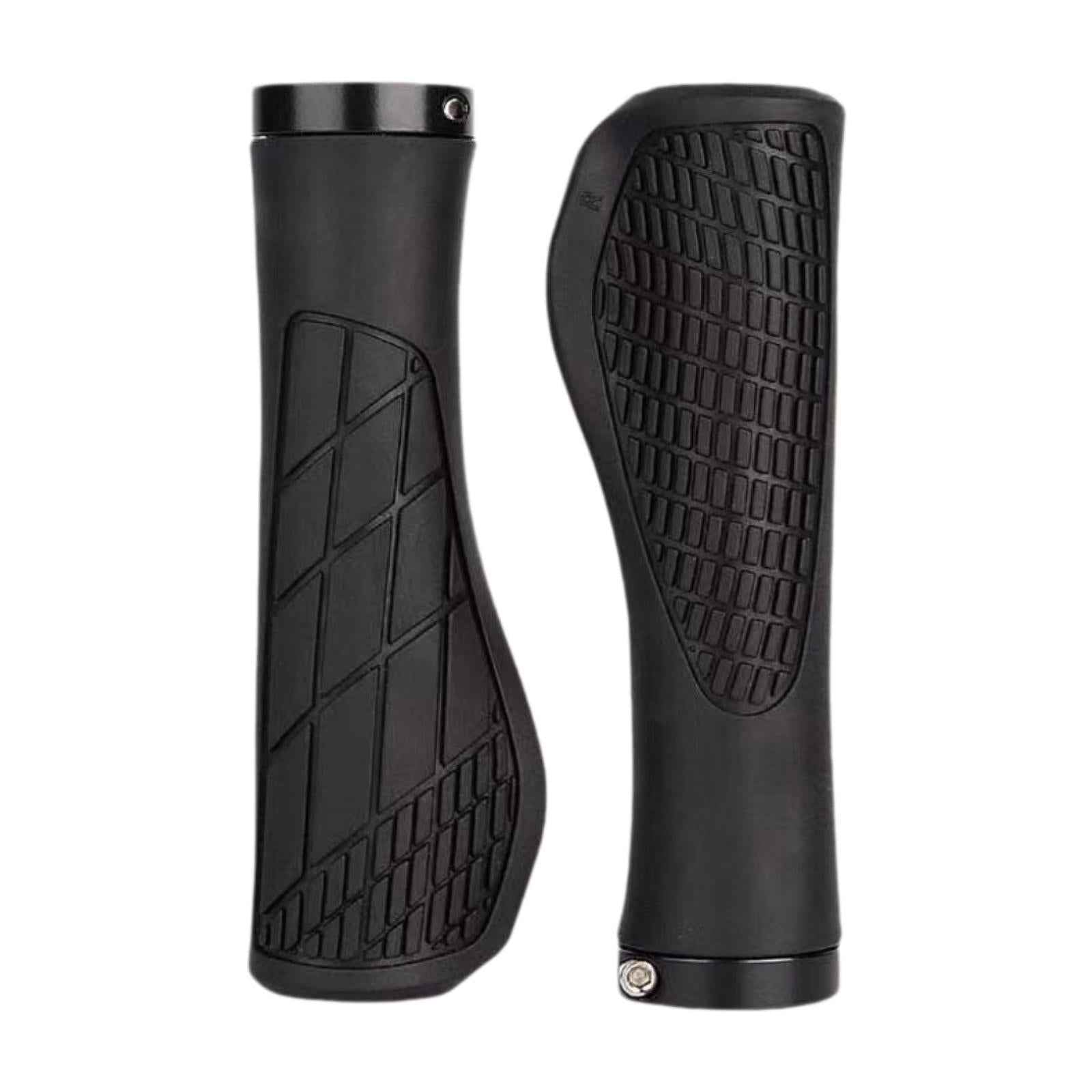 2x Bike Handlebar Grips Comfortable Bike Grips for Mountain Bikes BMX Sports Black