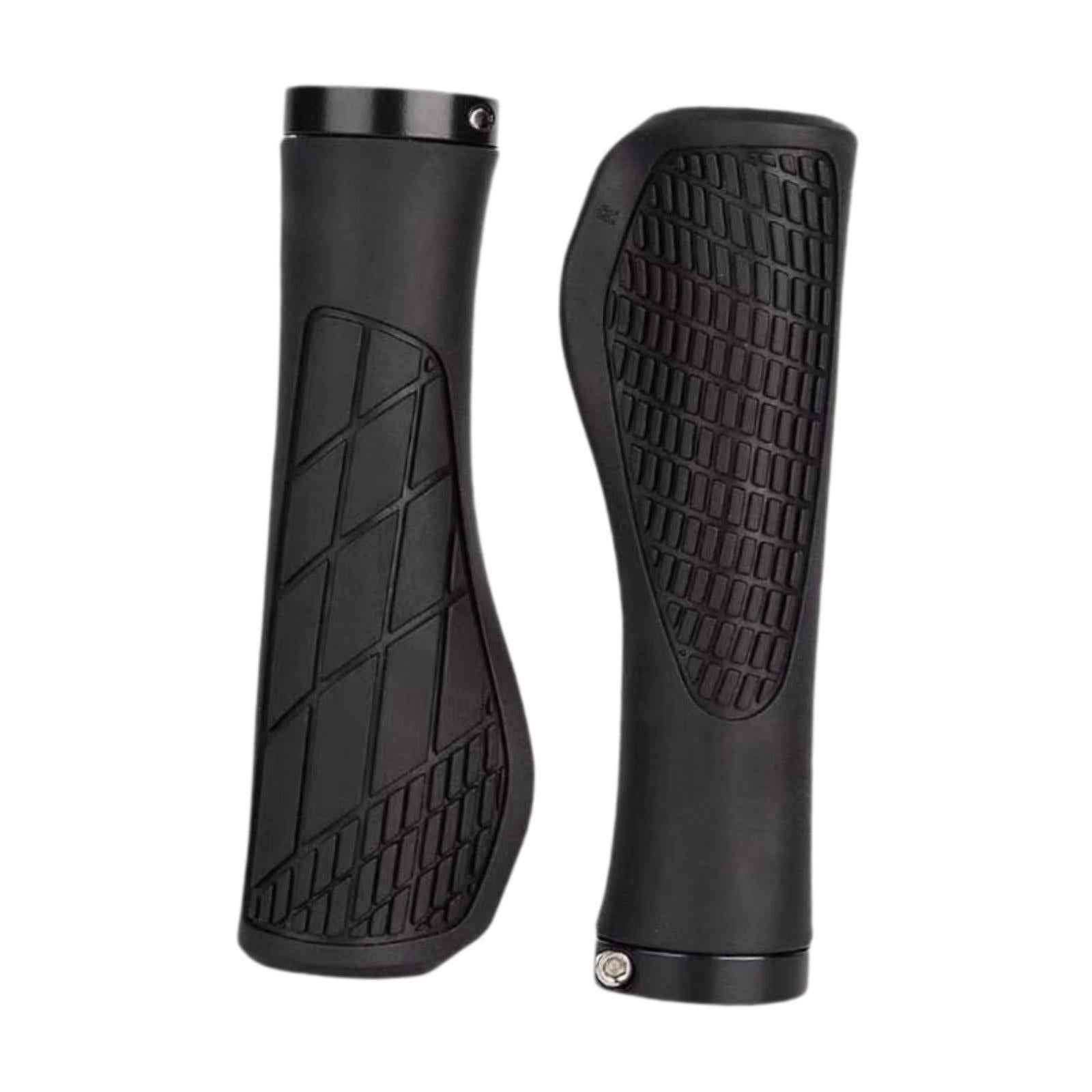 2x Bike Handlebar Grips Comfortable Bike Grips for Mountain Bikes BMX Sports Black