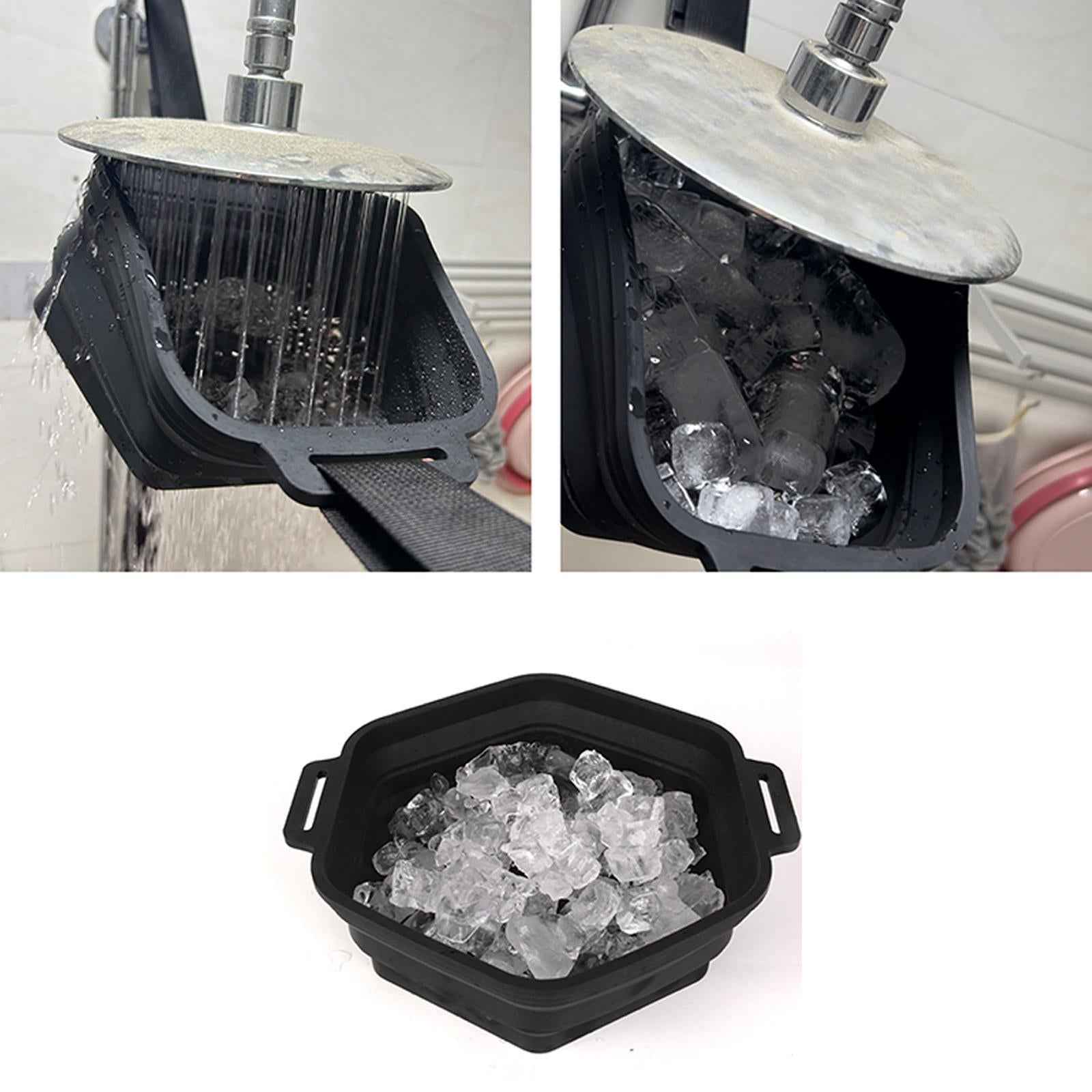 Arctic Ice Shower Folded Silicone Ice Bath Tub for Adults Gyms Business Trip