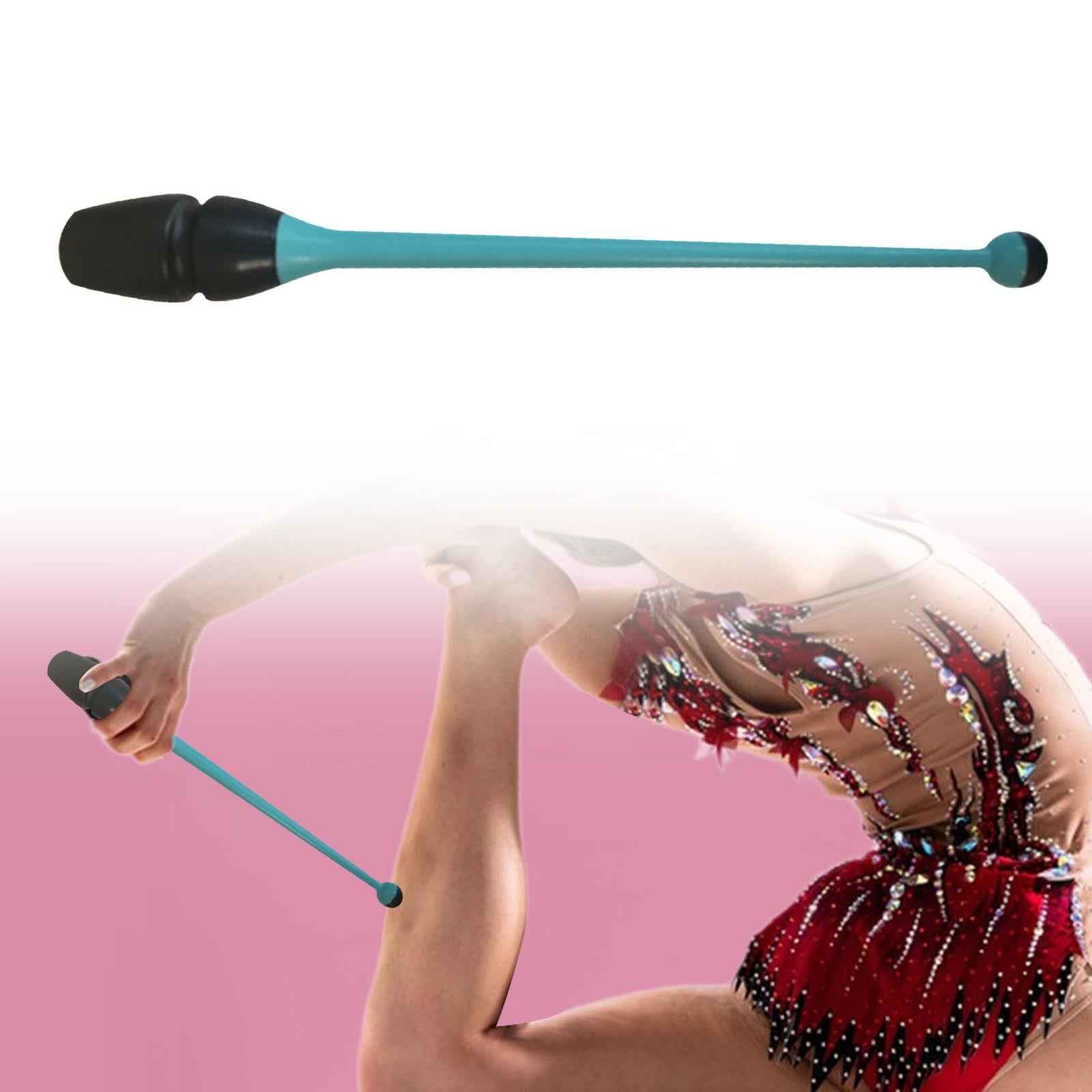 Rhythmic Gymnastics Stick Rubber Gymnastics Bar for Artistic Dance Home Kids Blue