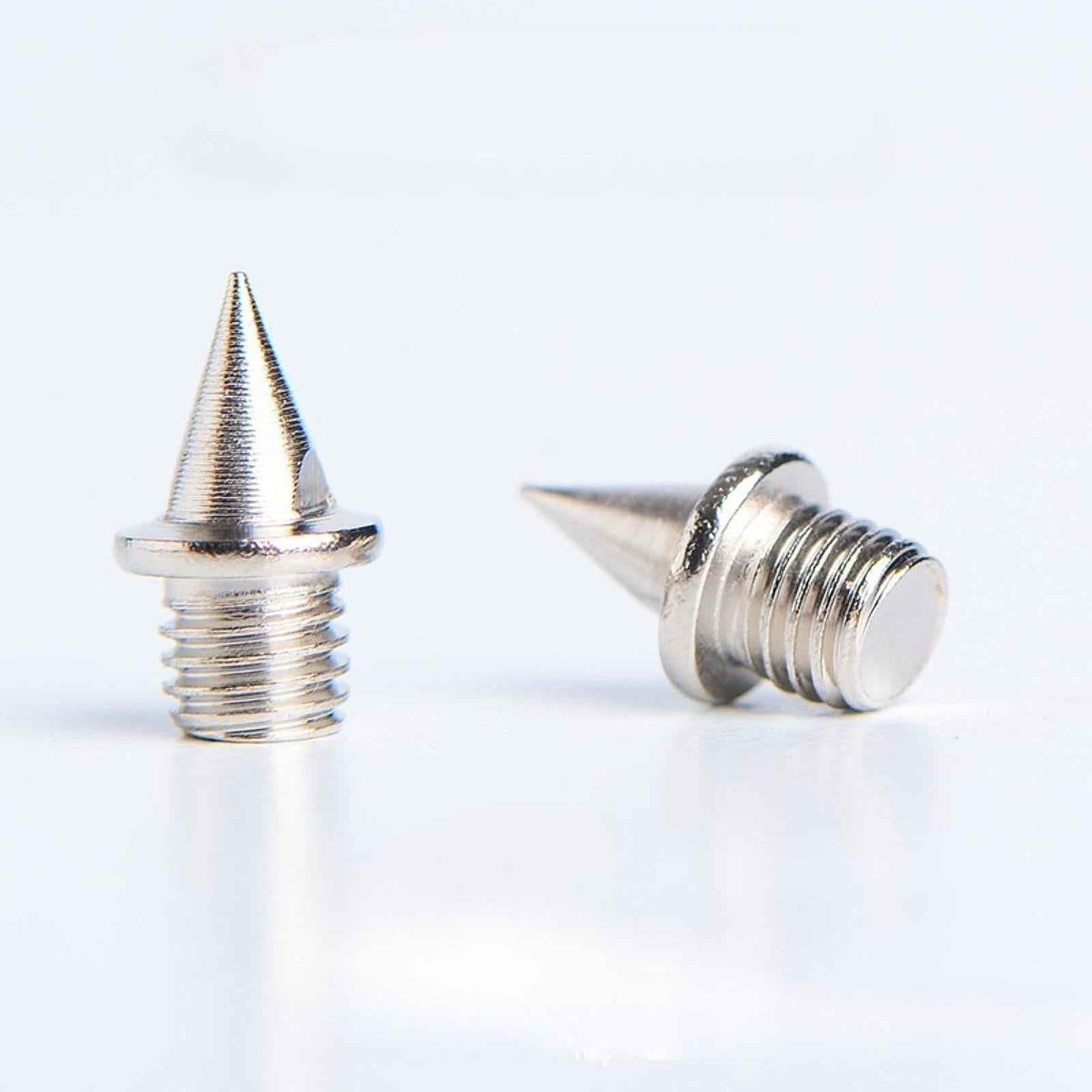 16 Pieces Replacement Spikes for Track Shoes 7 mm for Short Distance Running Silver Sharp Nails