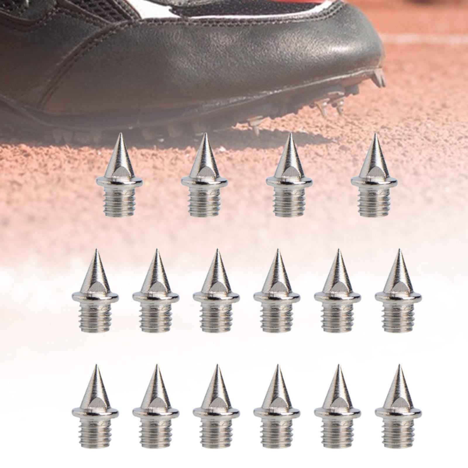 16 Pieces Replacement Spikes for Track Shoes 7 mm for Short Distance Running Silver Sharp Nails