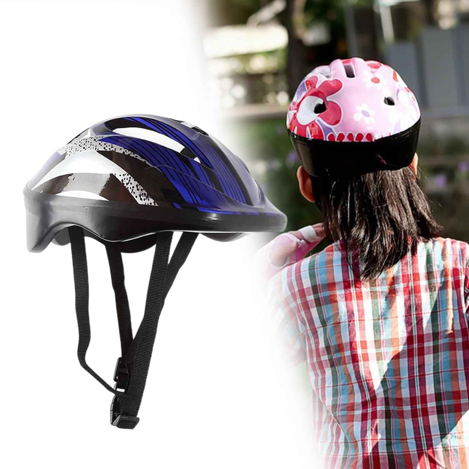 Kids Bike Helmet Skating Helmet for Skateboarding Outdoor Sports Bike Riding Blue