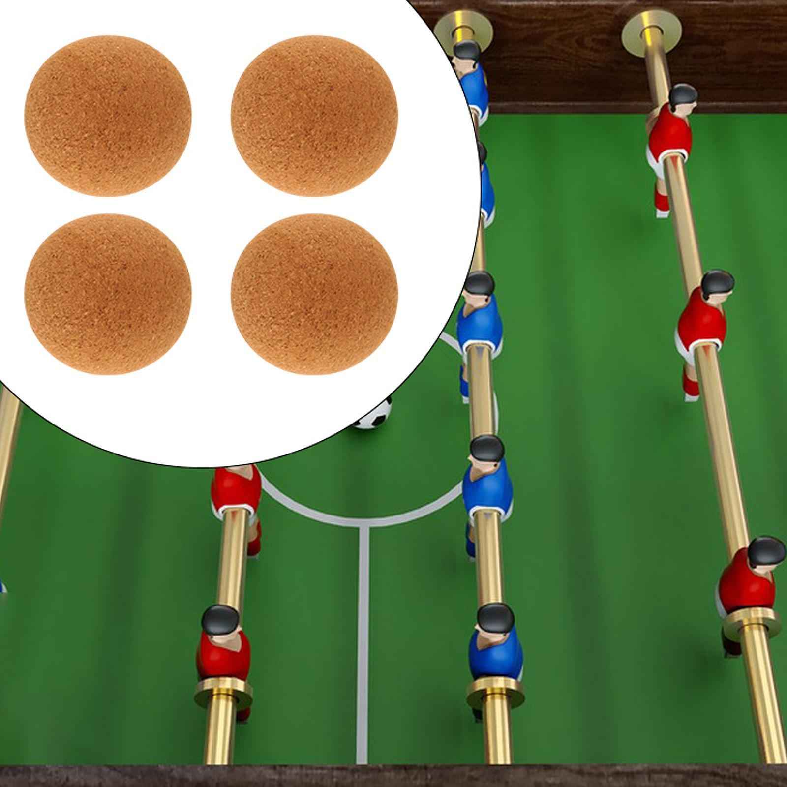 4x Table Soccer Balls Foosball Table Balls for Sports Recreation Room Office