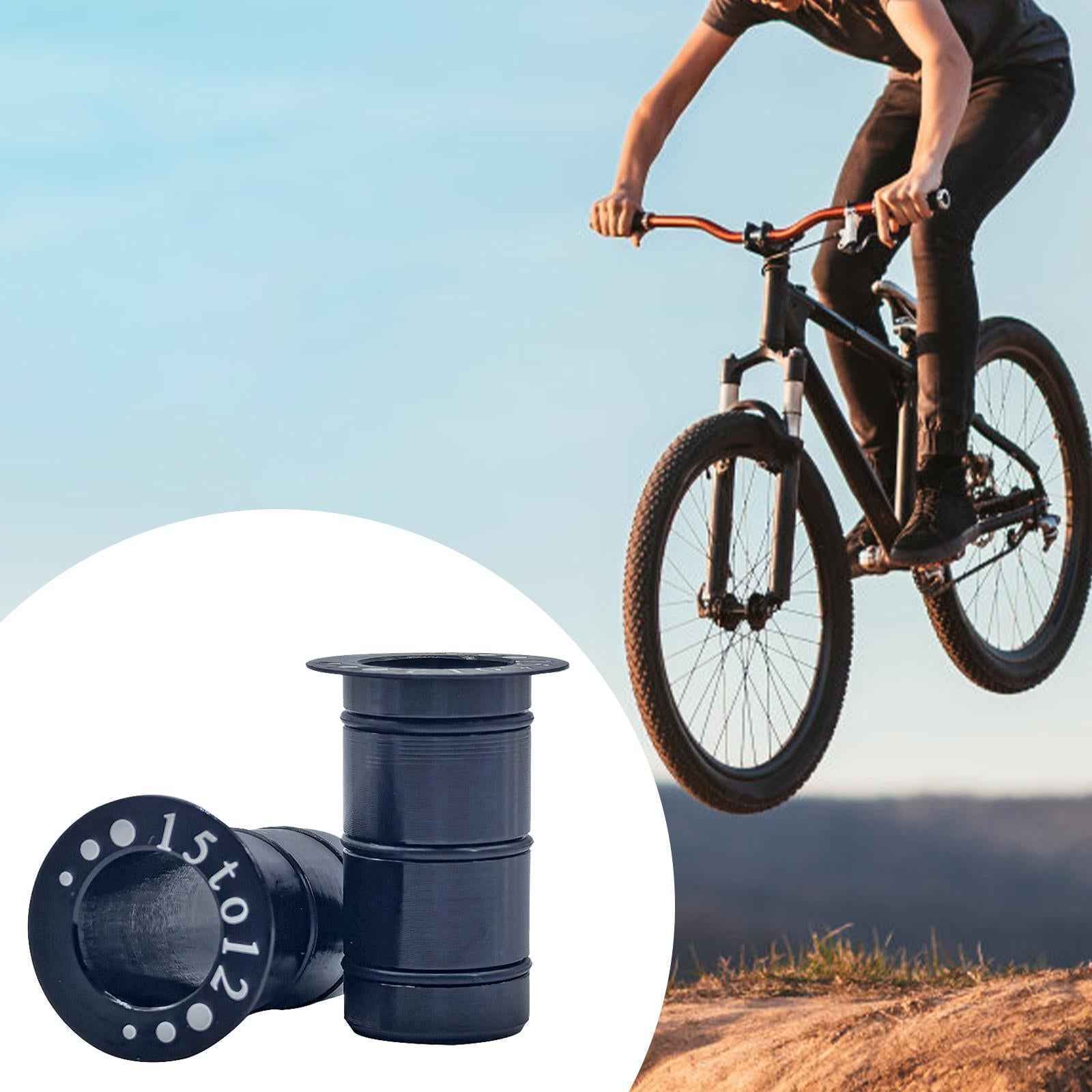 Bicycle Hub Conversion Seat Adapters for Biking Outdoor Sports Mountain Bike Black