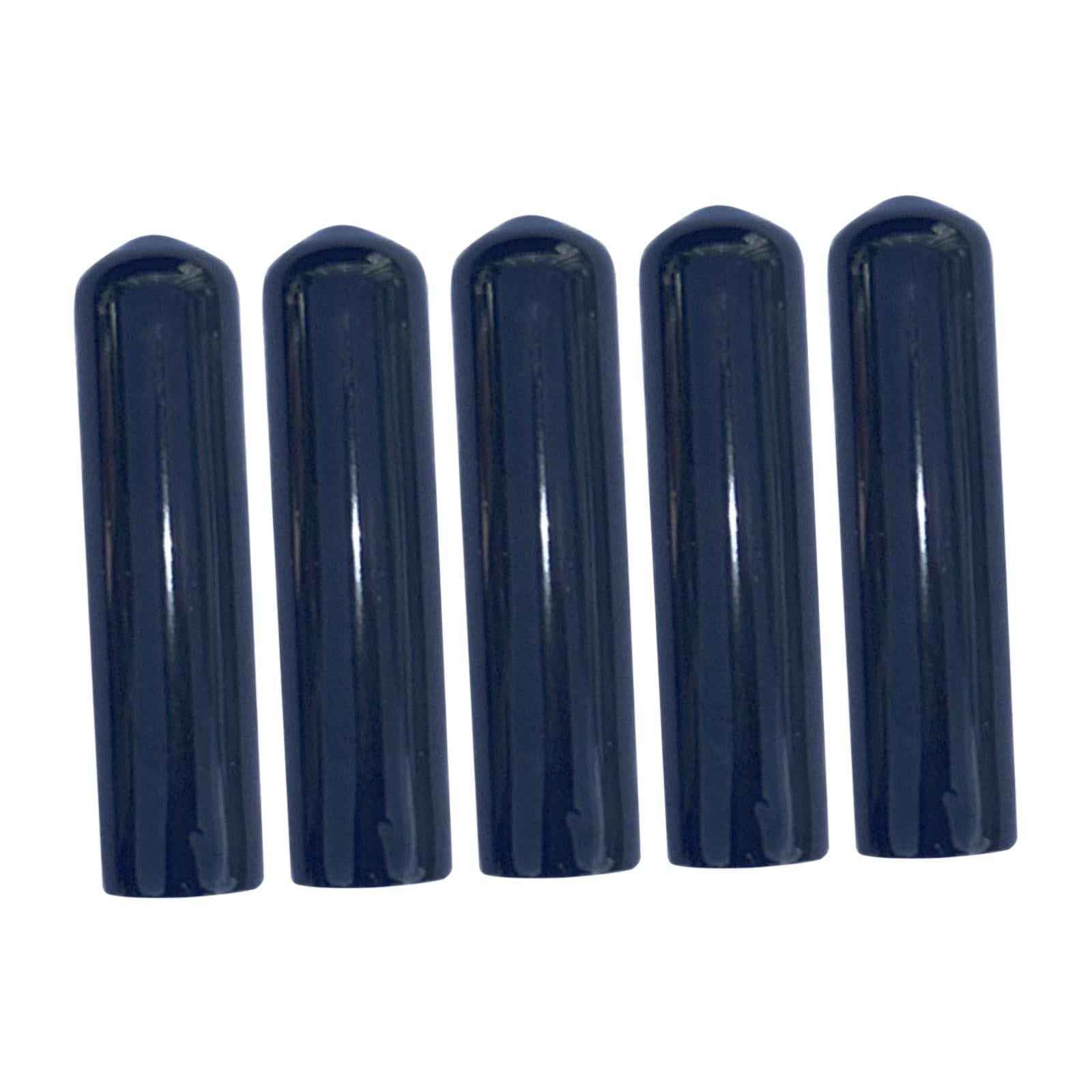 5 Pieces Pool Cue Tip Covers Billiards Accessories Portable Snooker Tip Caps 10mm
