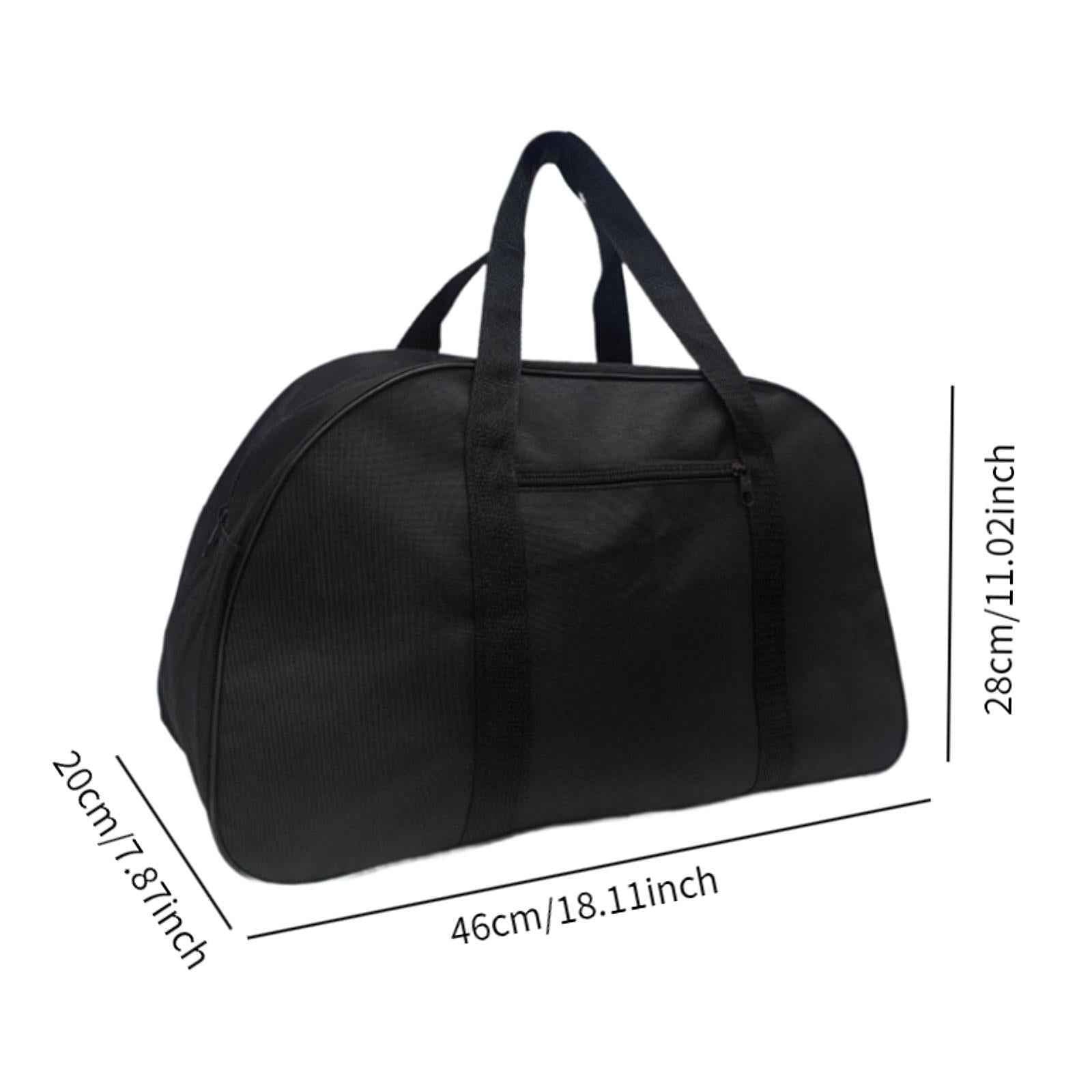 Travel Duffle Bag Weekender Bag Gym Bag Handbag for Exercise Fitness Weekend Black