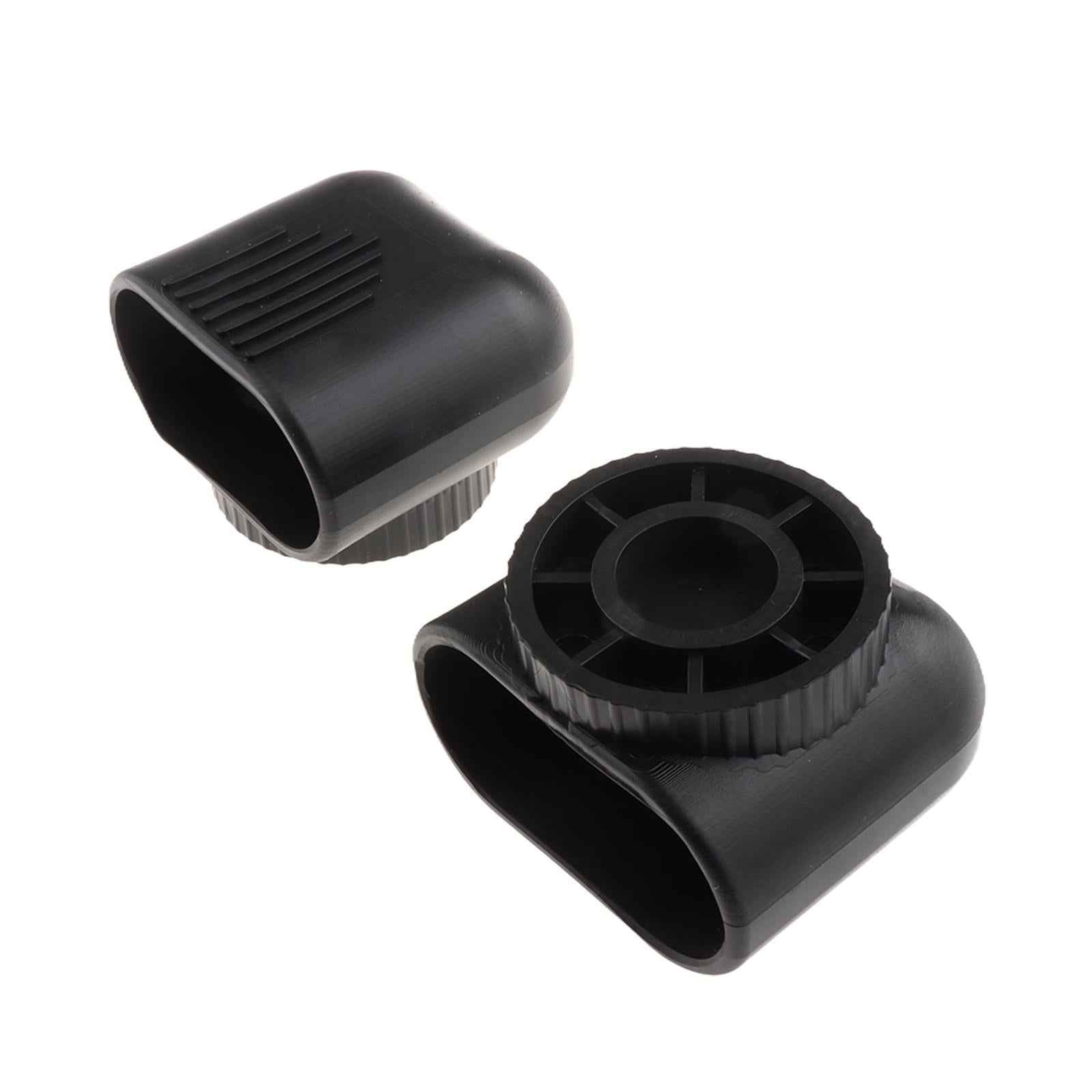 2Pcs Fitness Equipment Oval Tube Cap Multifunction Wearproof Floor Protector Medium
