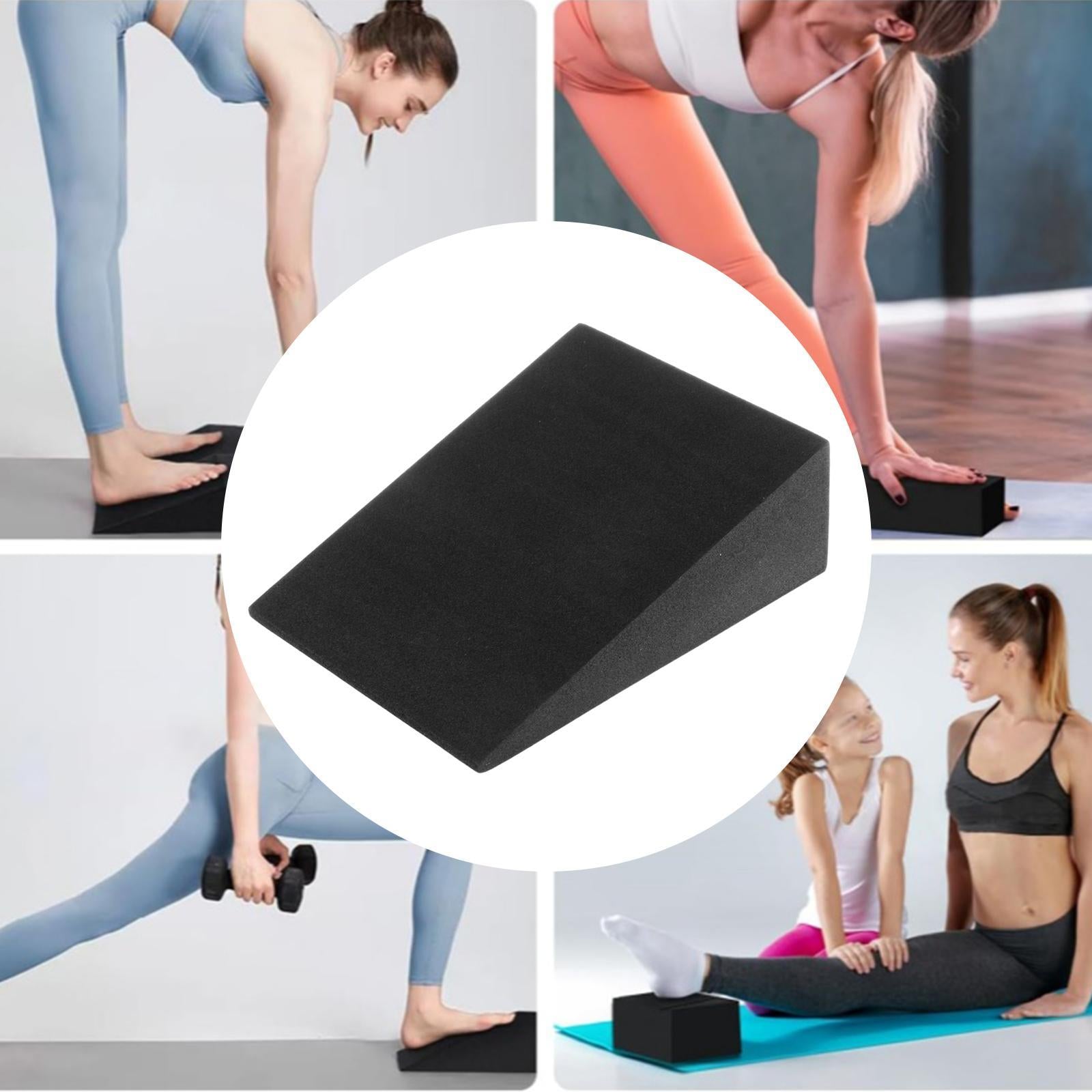 2xYoga Foam Wedge Block Professional Heel Stretcher Slant Board Calf Stretcher Style A