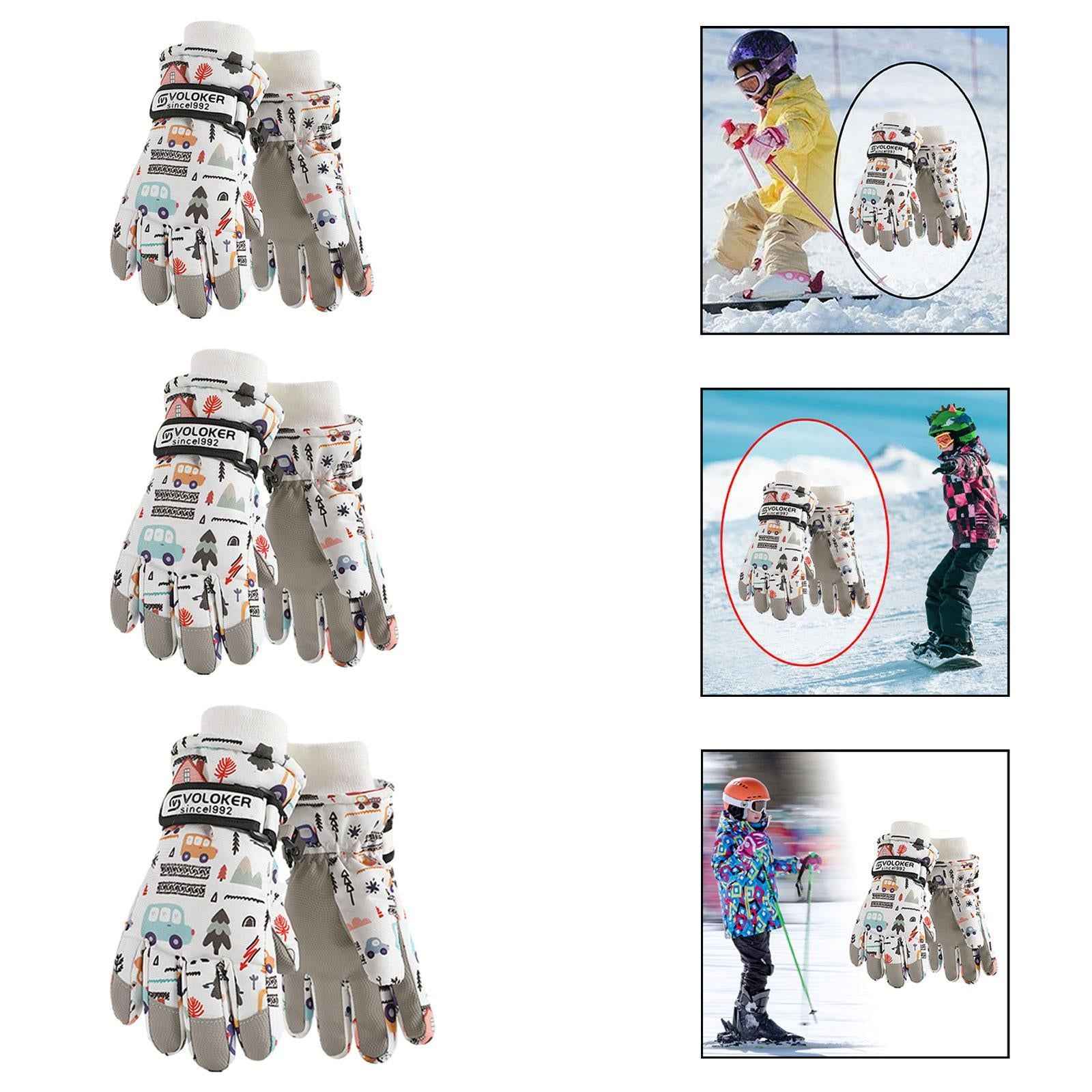 Kids Ski Gloves Versatile Gift Skiing Gloves for Skiing Cycling Motorcycling S