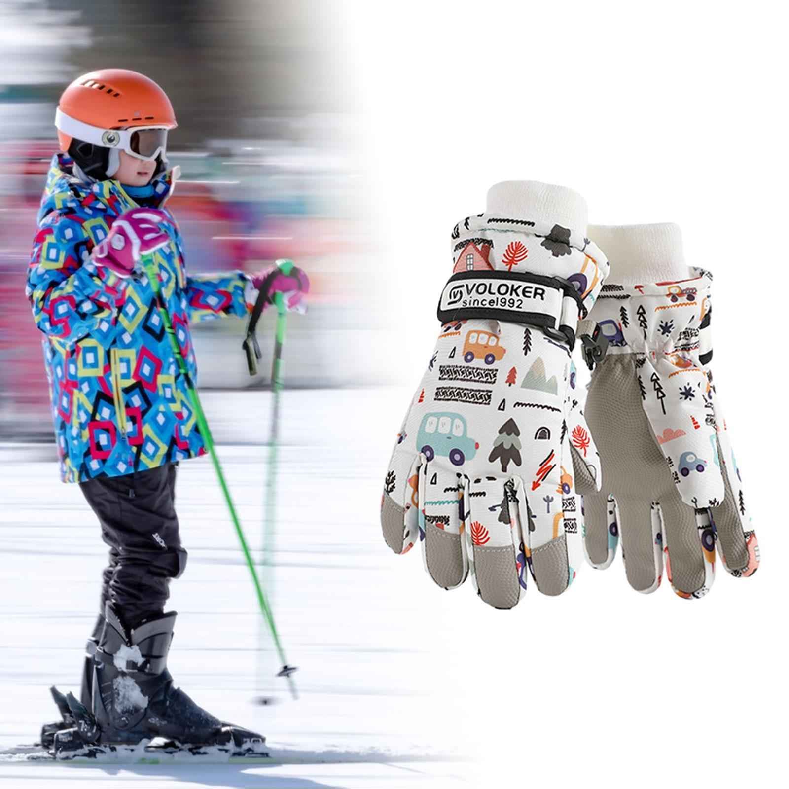 Kids Ski Gloves Versatile Gift Skiing Gloves for Skiing Cycling Motorcycling S